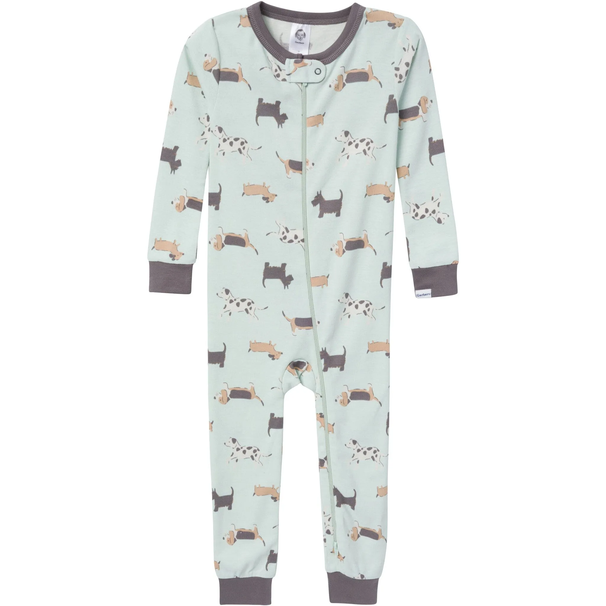 3-Pack Baby & Toddler Neutral Dog Snug Fit Footless Pajamas Gerber Childrenswea