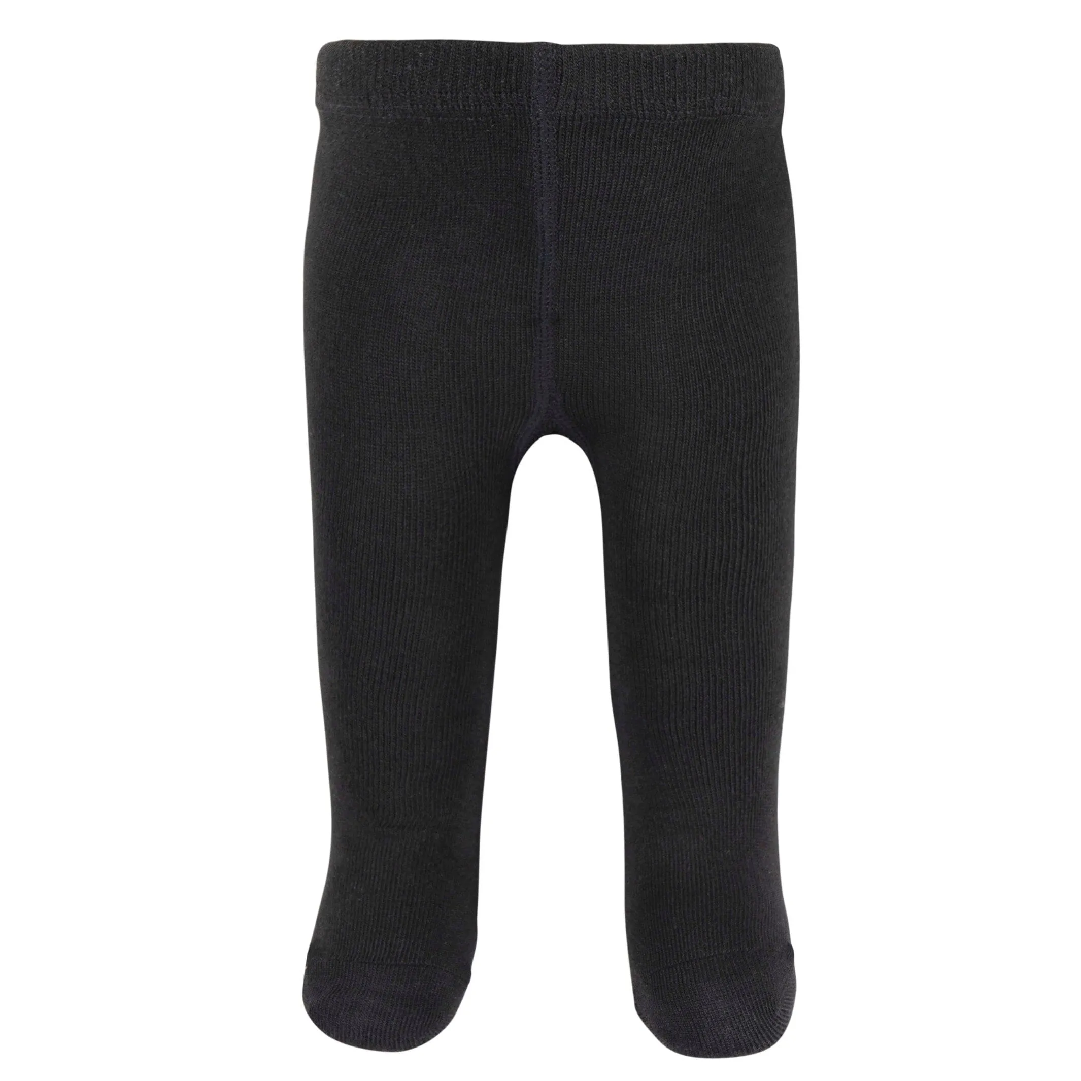3-Pack Baby and Toddler Girls Black, Ivory, & Grey Heather Tights Gerber Childrenswea