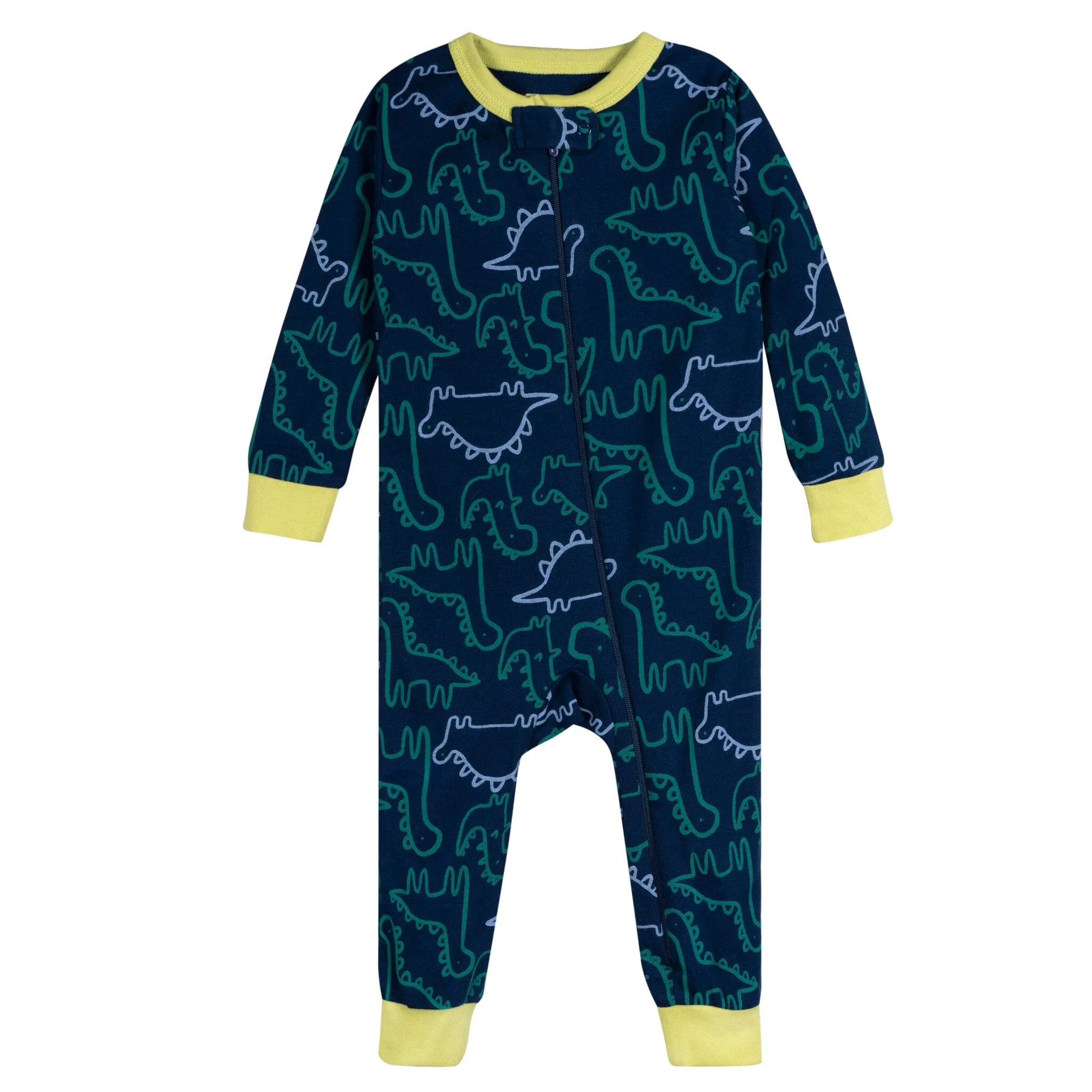 3-Pack Baby Boys Dinos Footless Pajamas Gerber Childrenswea