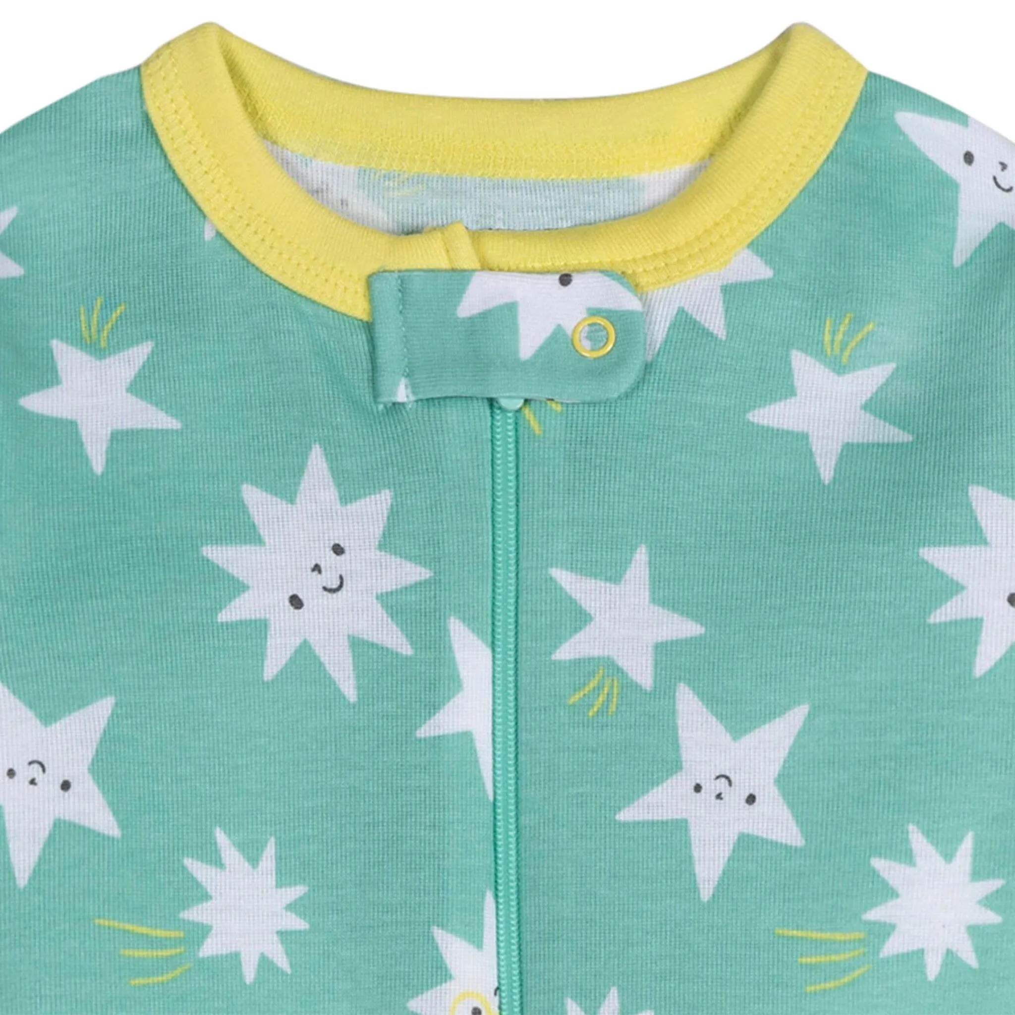 3-Pack Baby Neutral Goodnight Footless Pajamas Gerber Childrenswea