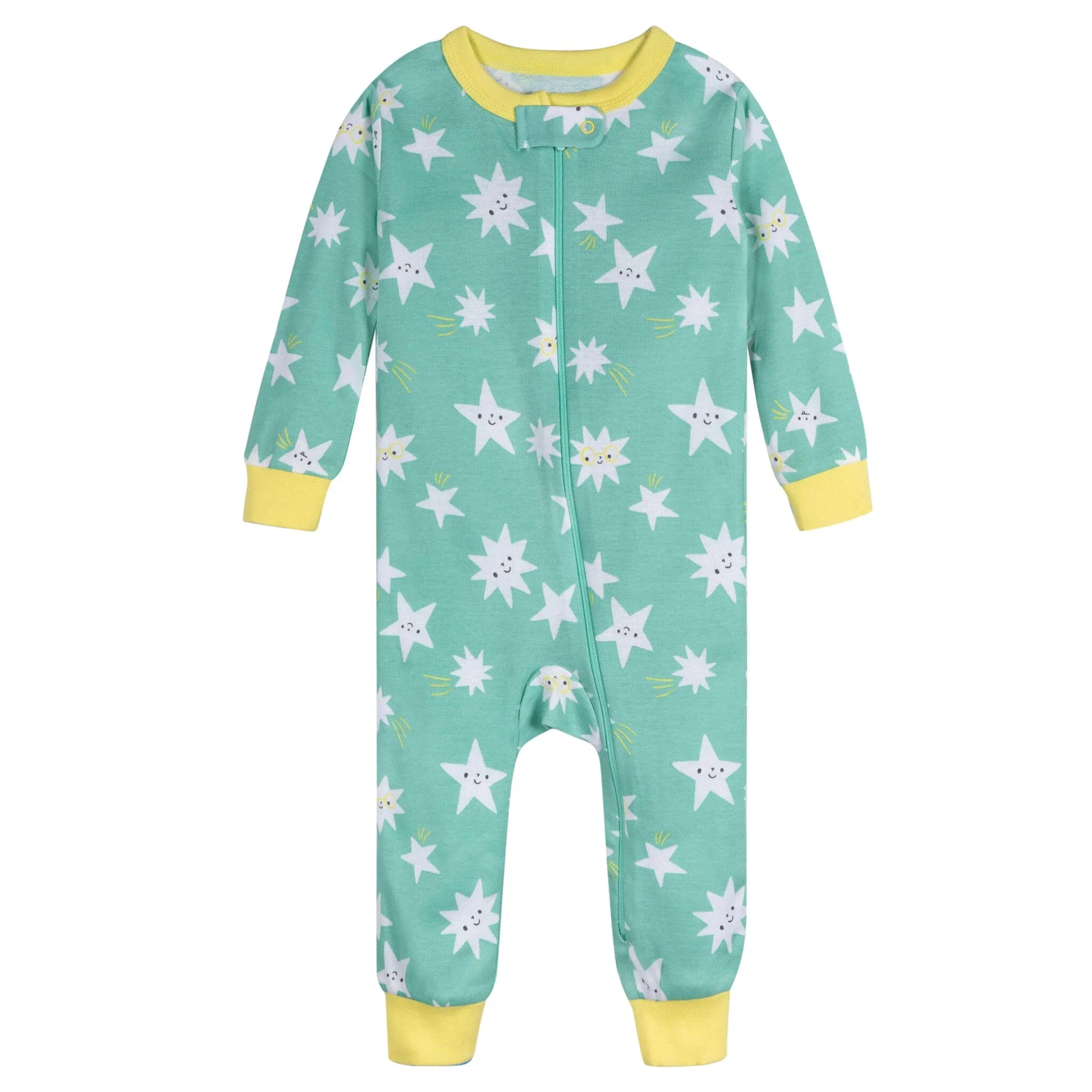 3-Pack Baby Neutral Goodnight Footless Pajamas Gerber Childrenswea