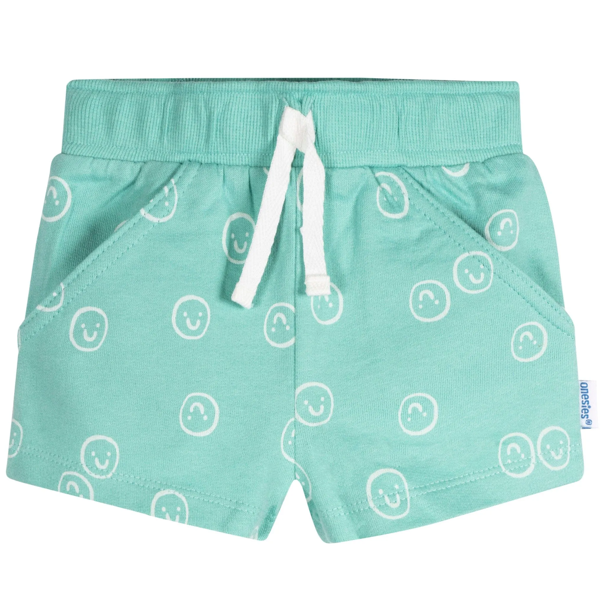 3-Pack Baby Neutral Smiley Faces Shorts Gerber Childrenswea