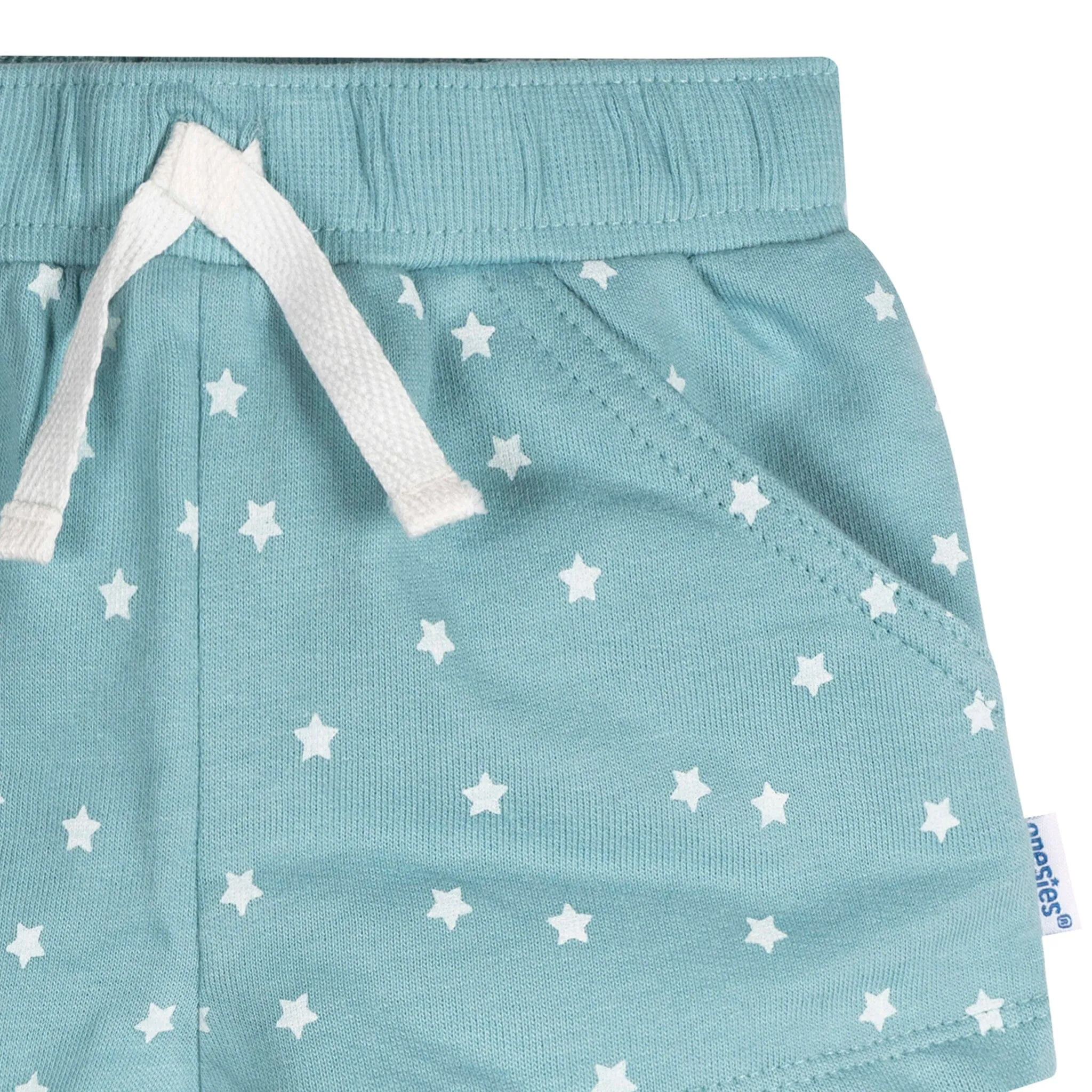 3-Pack Baby Neutral Stars Shorts Gerber Childrenswea