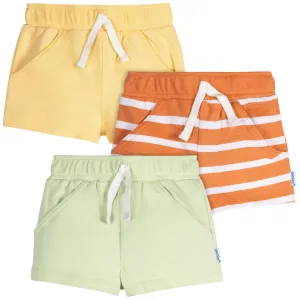 3-Pack Baby Neutral Stripes Shorts Gerber Childrenswea