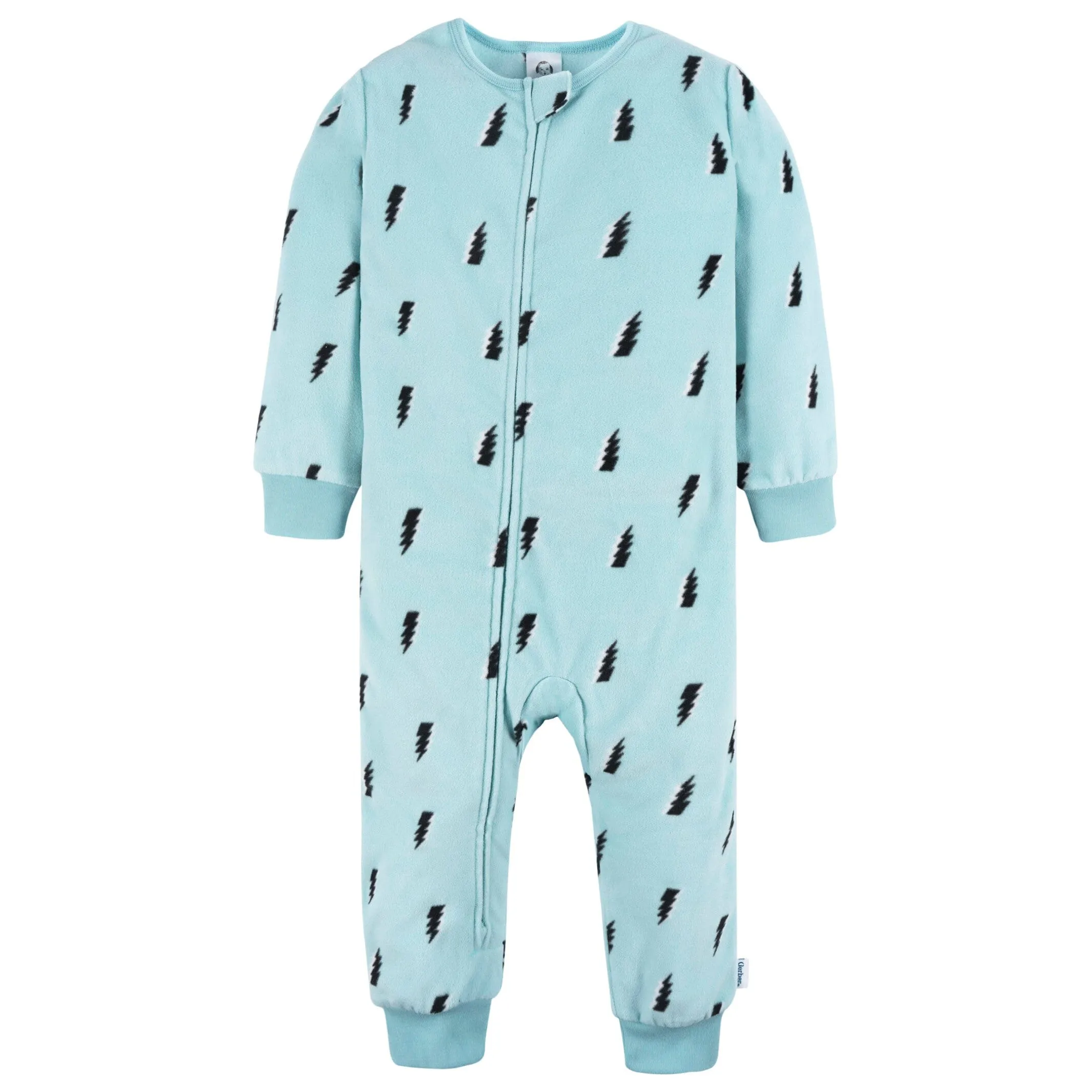 3-Pack Infant & Toddler Boys Skateboards & Guitars Footless Fleece Pajamas Gerber Childrenswea