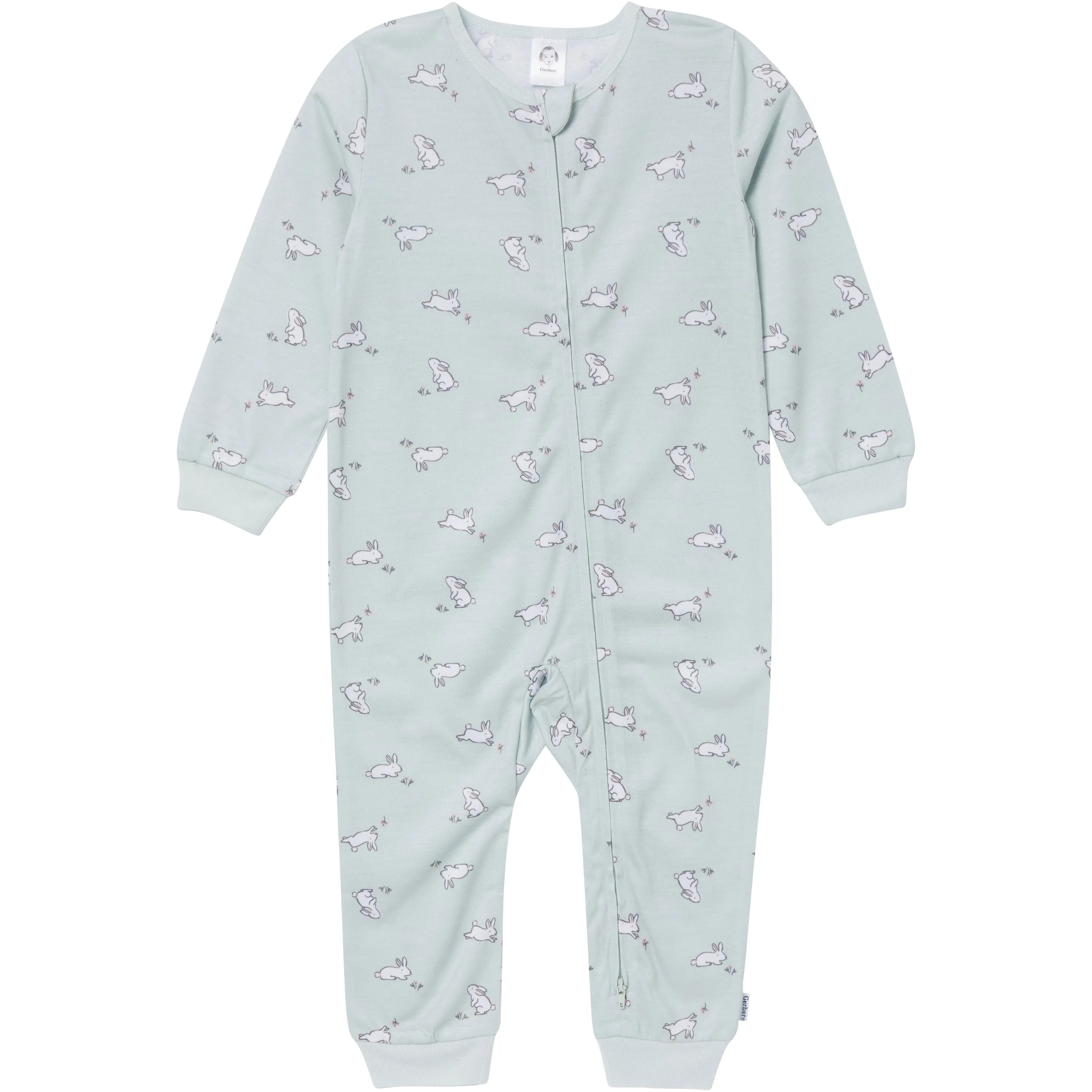 3-Pack Infant & Toddler Girls Bunnies Footless Pajamas Gerber Childrenswea