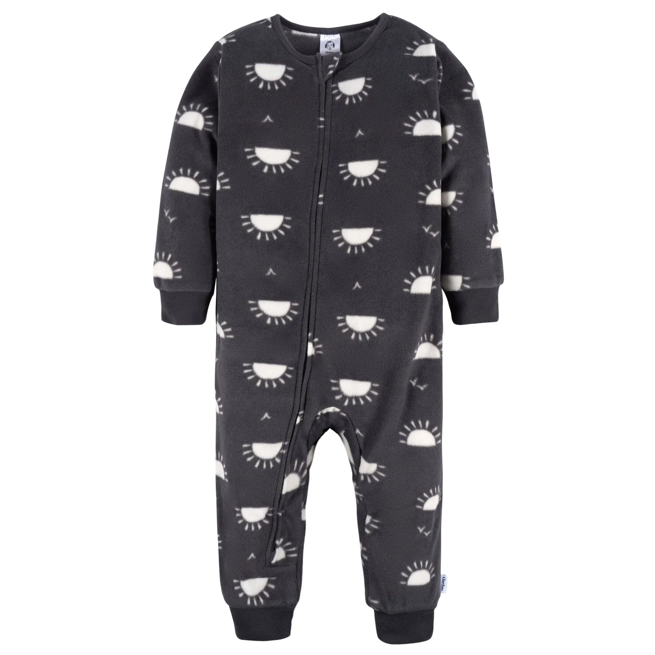 3-Pack Infant & Toddler Neutral Cactus Footless Fleece Pajamas Gerber Childrenswea
