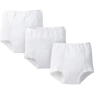 3-Pack White Training Pants Gerber Childrenswea
