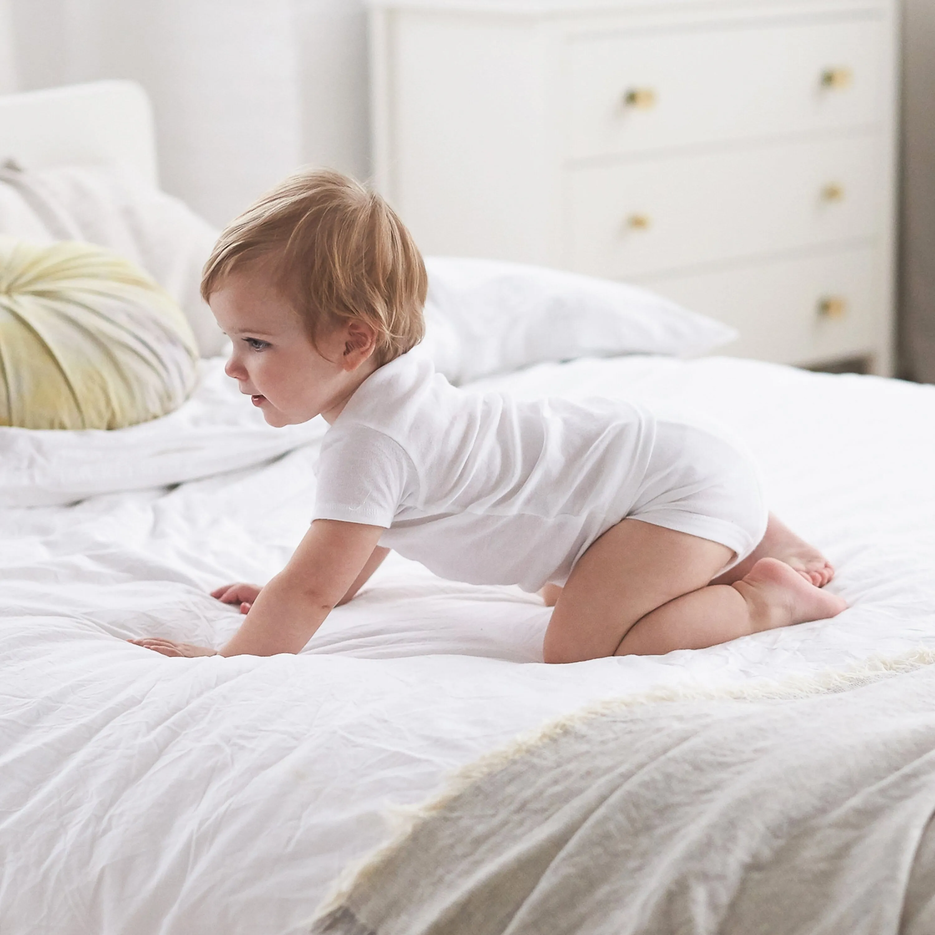 3-Pack White Training Pants Gerber Childrenswea