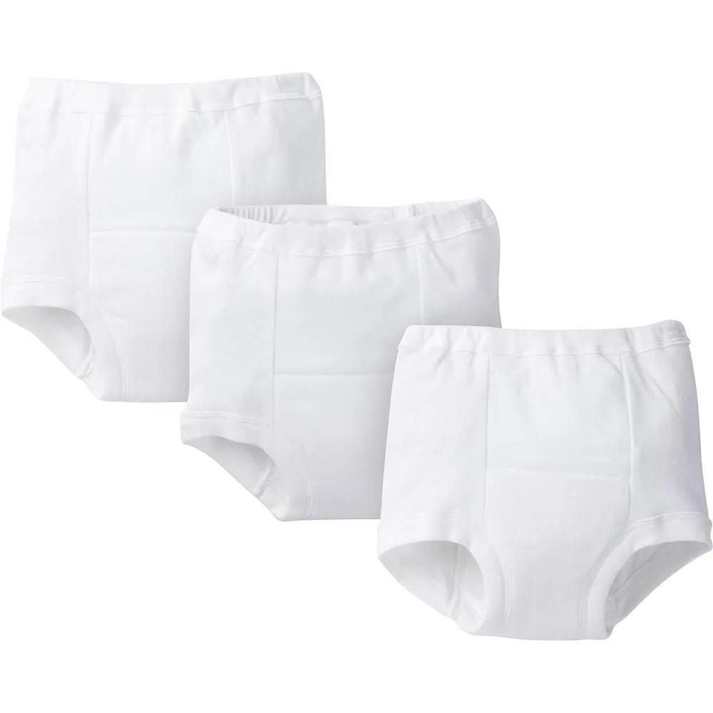 3-Pack White Training Pants Gerber Childrenswea