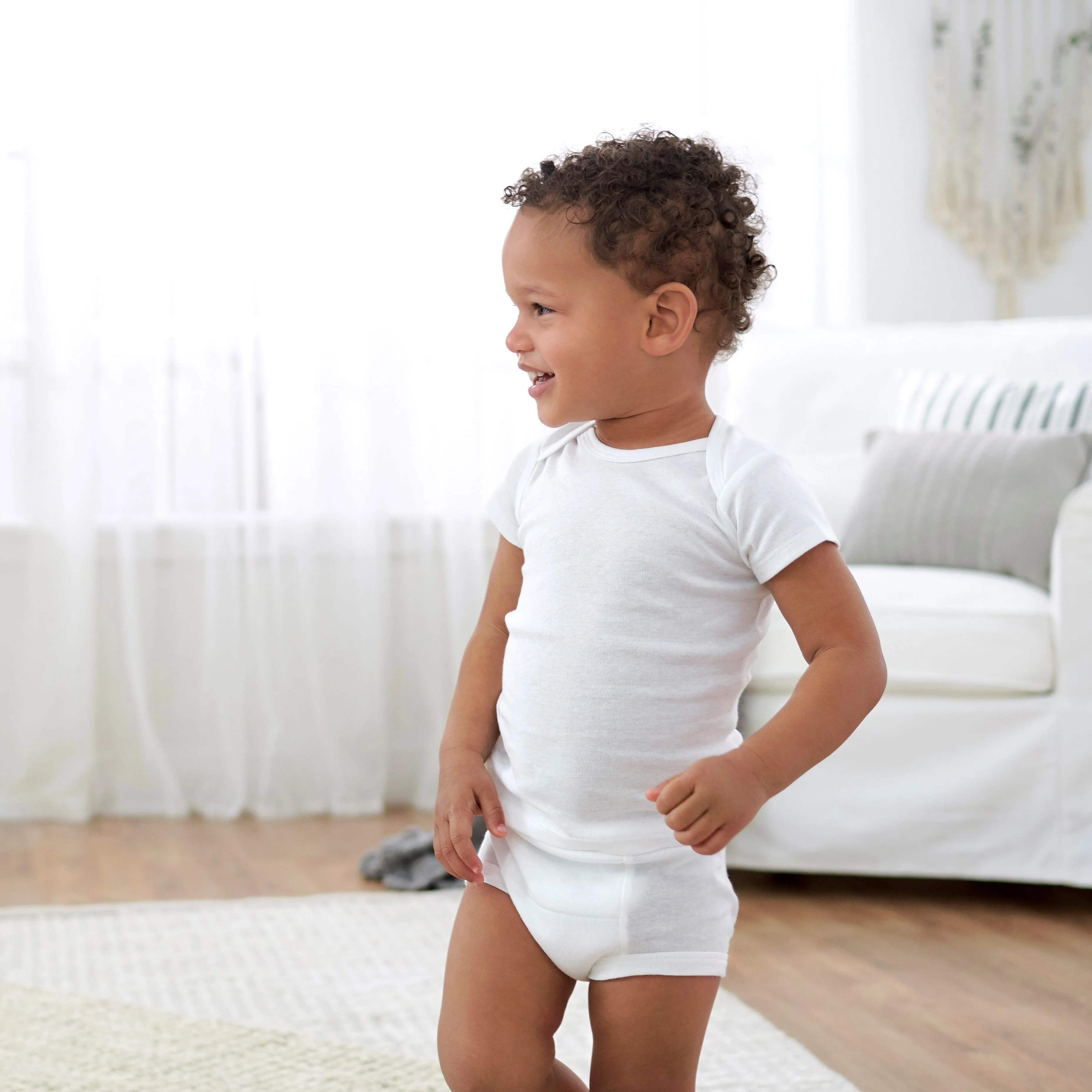 3-Pack White Training Pants Gerber Childrenswea