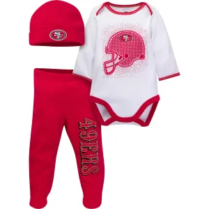 3-Piece Baby Boys 49ers Bodysuit, Footed Pant, & Cap Set Gerber Childrenswea