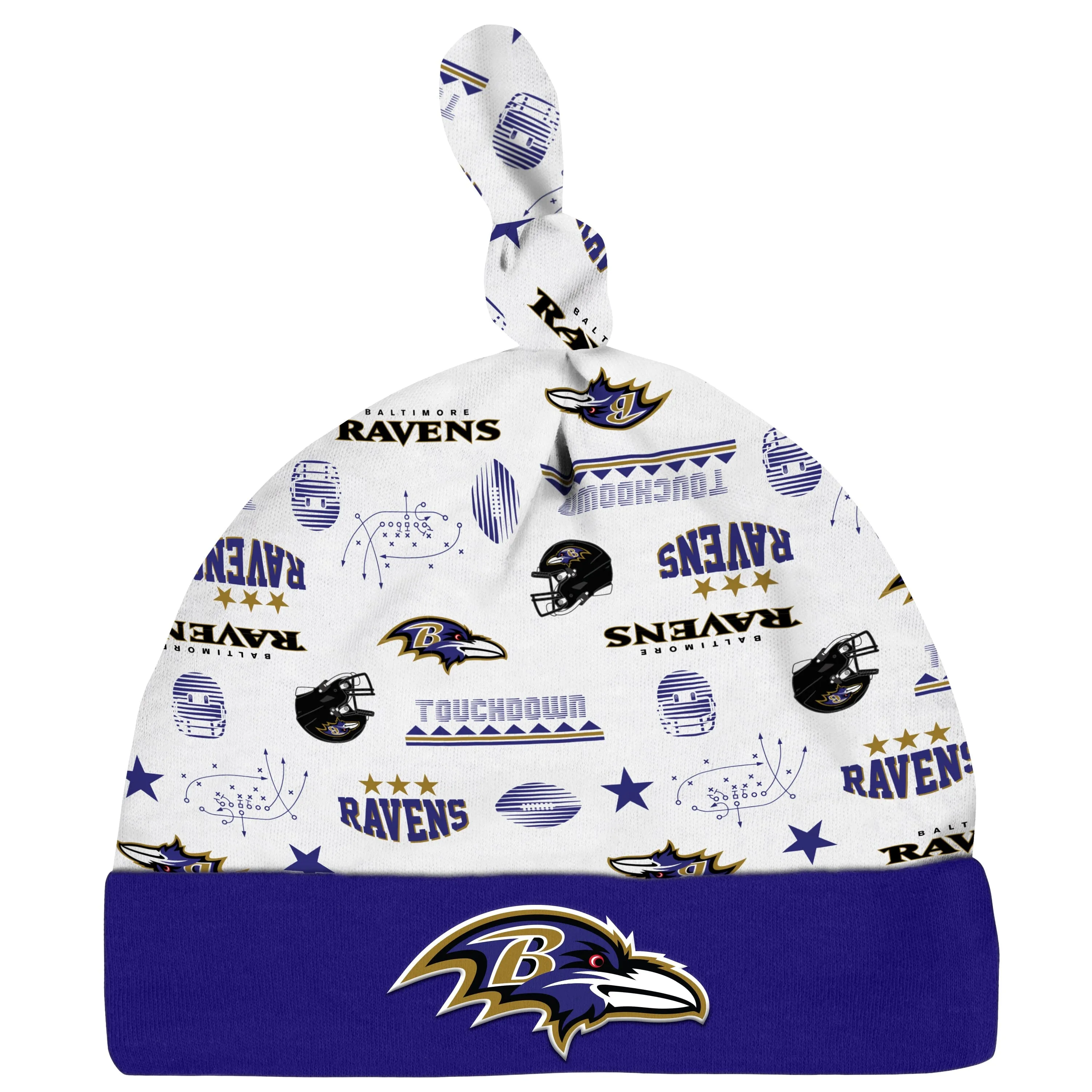 3-Piece Baby Boys Baltimore Ravens Bodysuit, Sleep 'N Play, and Cap Set Gerber Childrenswea