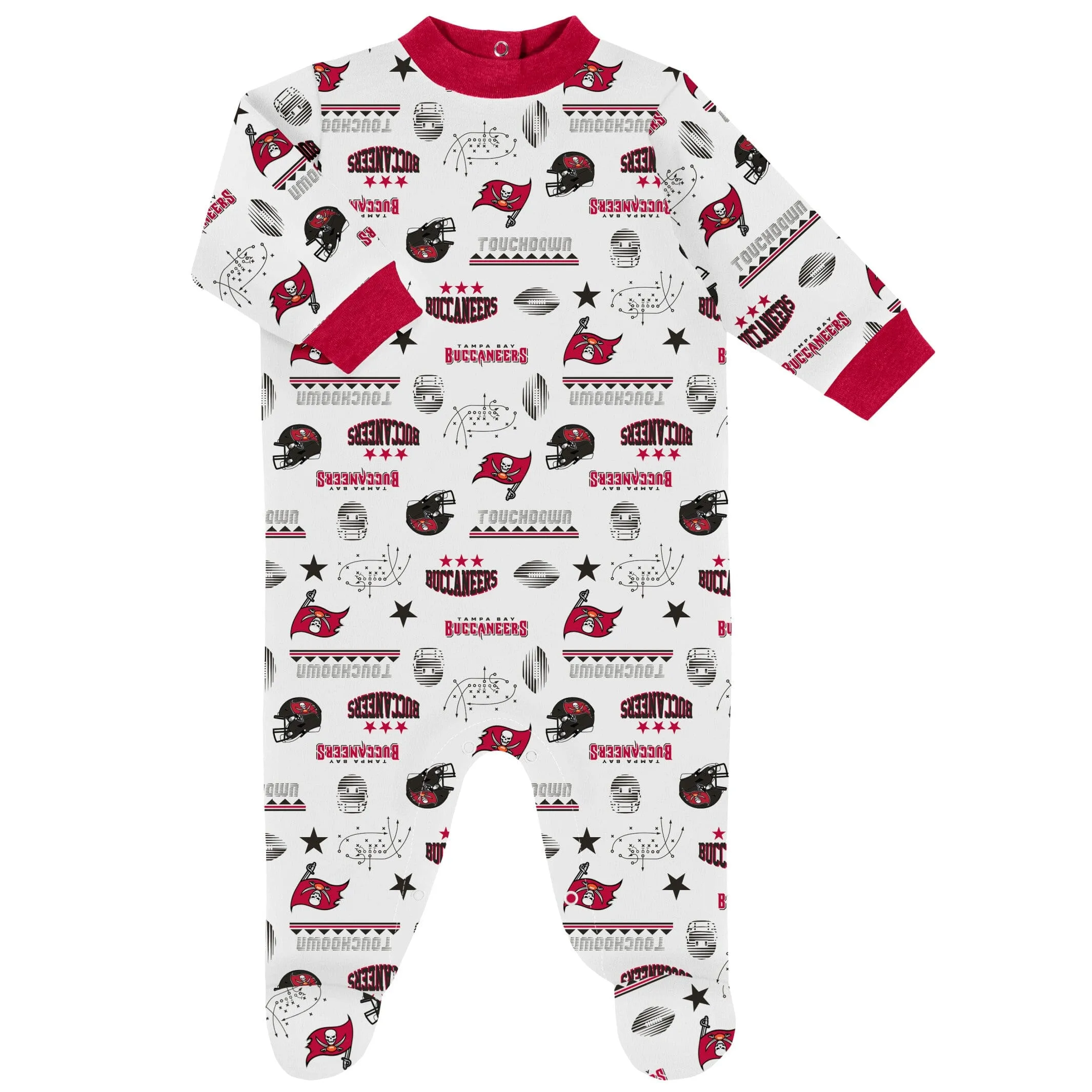 3-Piece Baby Boys Buccaneers Bodysuit, Sleep 'N Play & Cap Set Gerber Childrenswea