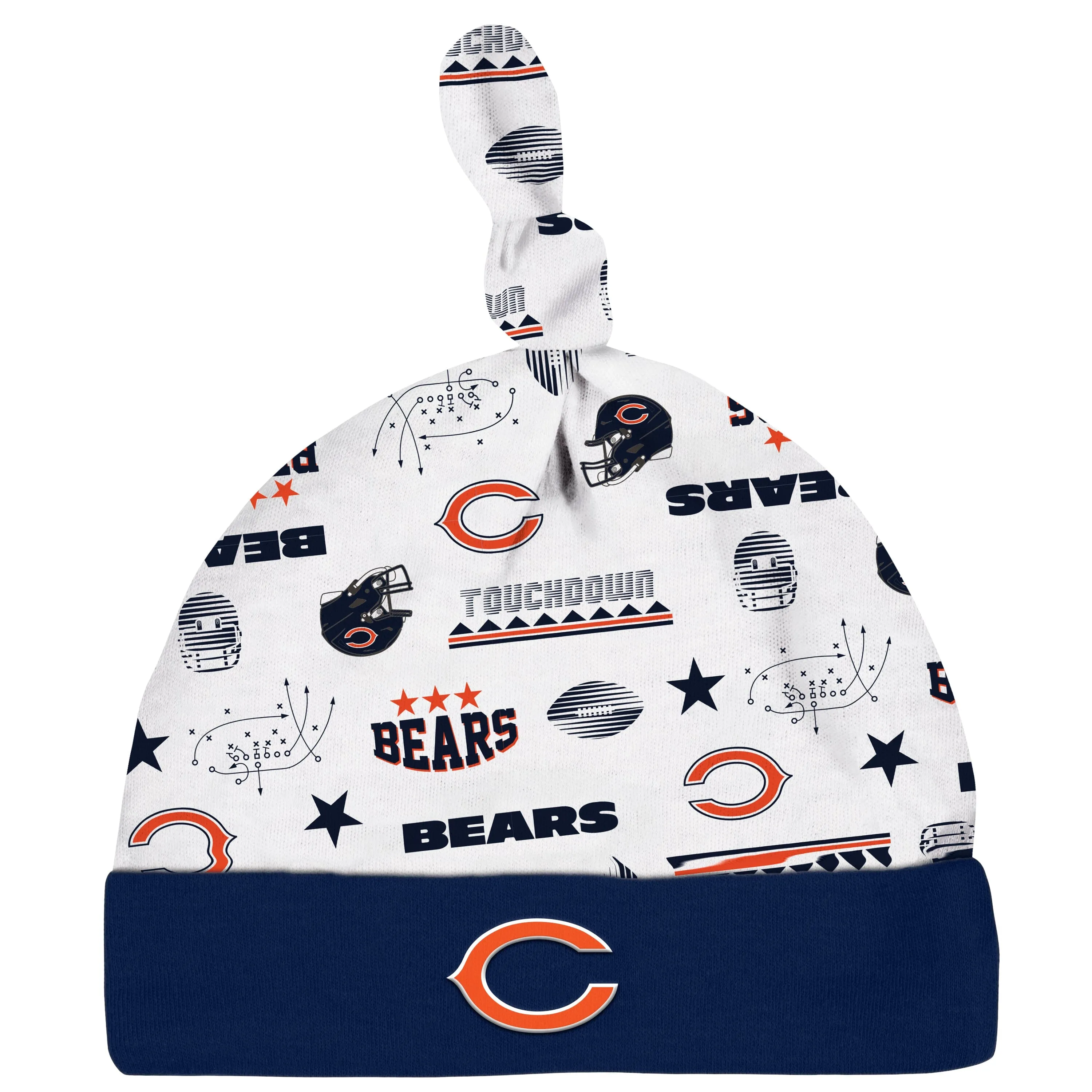 3-Piece Baby Boys Chicago Bears Bodysuit, Sleep 'N Play, and Cap Set Gerber Childrenswea