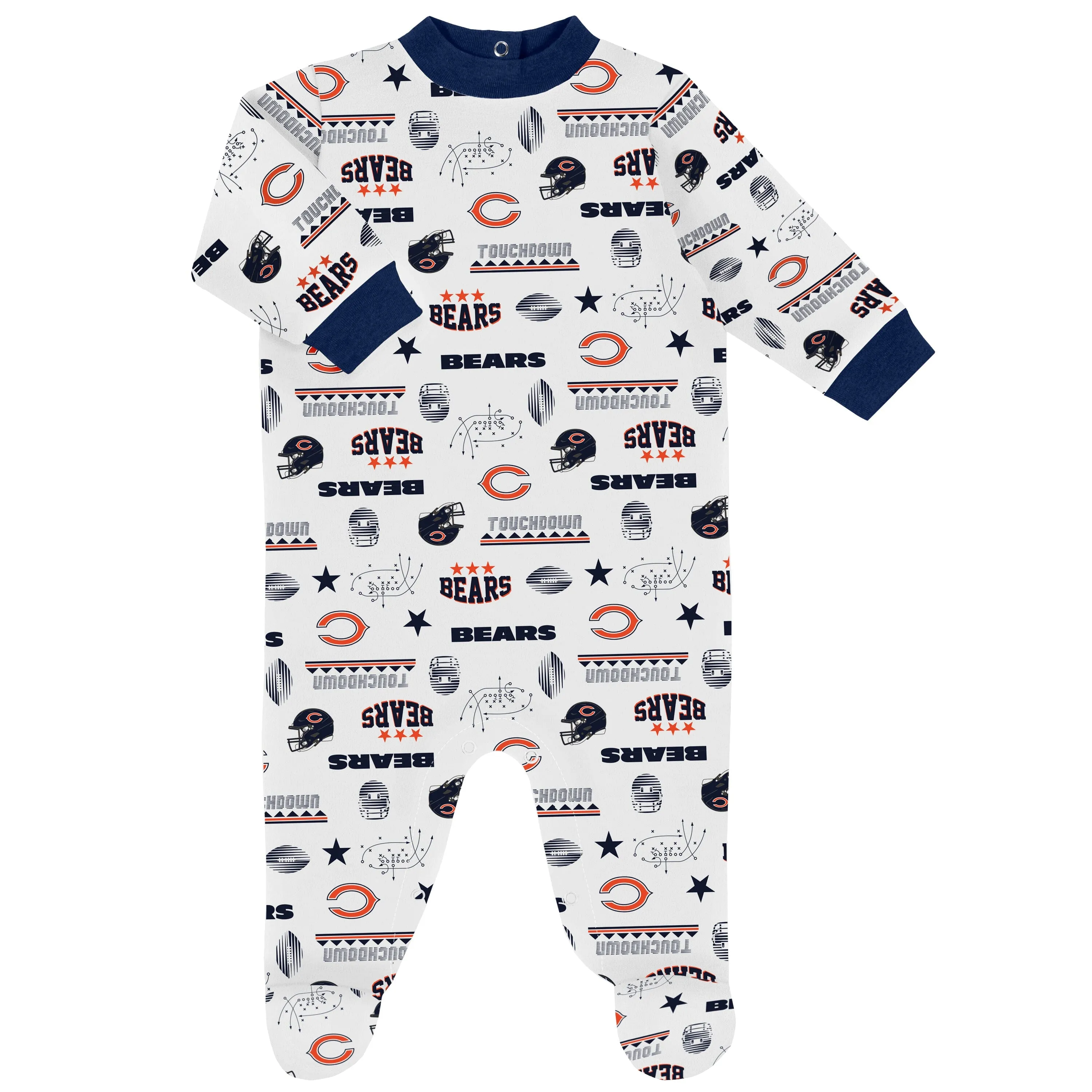 3-Piece Baby Boys Chicago Bears Bodysuit, Sleep 'N Play, and Cap Set Gerber Childrenswea