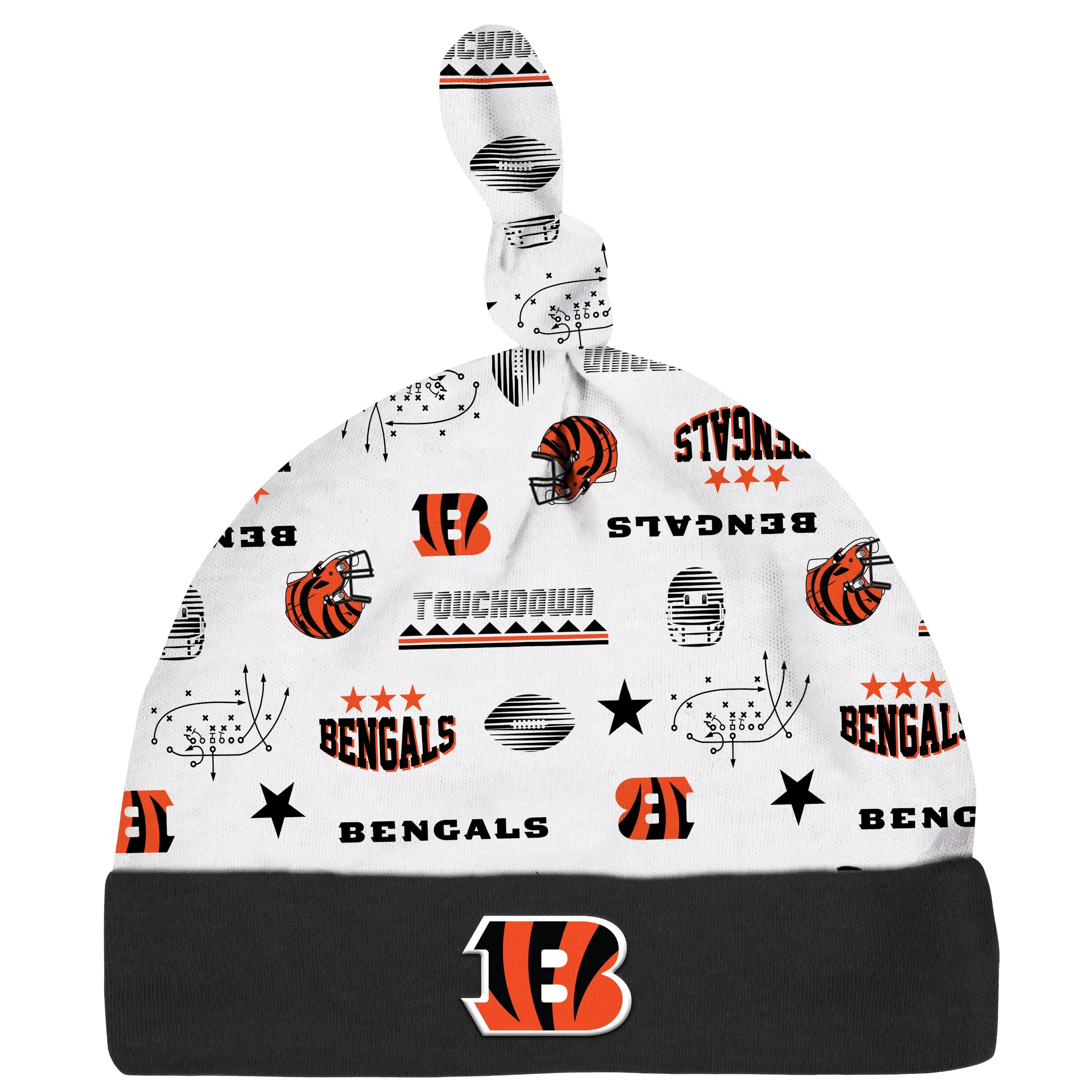 3-Piece Baby Boys Cincinnati Bengals Bodysuit, Sleep 'N Play, & Cap Set Gerber Childrenswea