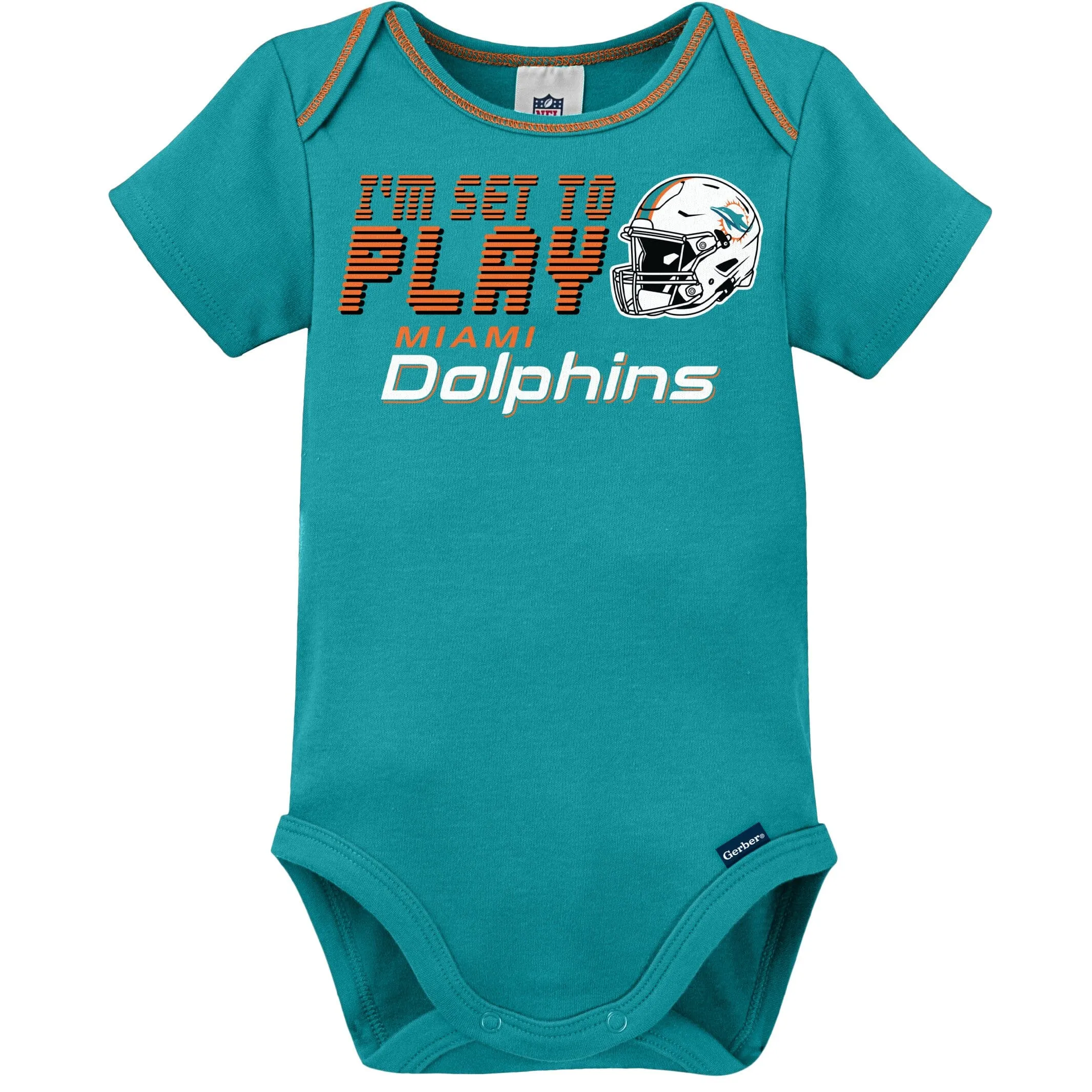 3-Piece Baby Boys Dolphins Bodysuit, Sleep 'N Play & Cap Set Gerber Childrenswea