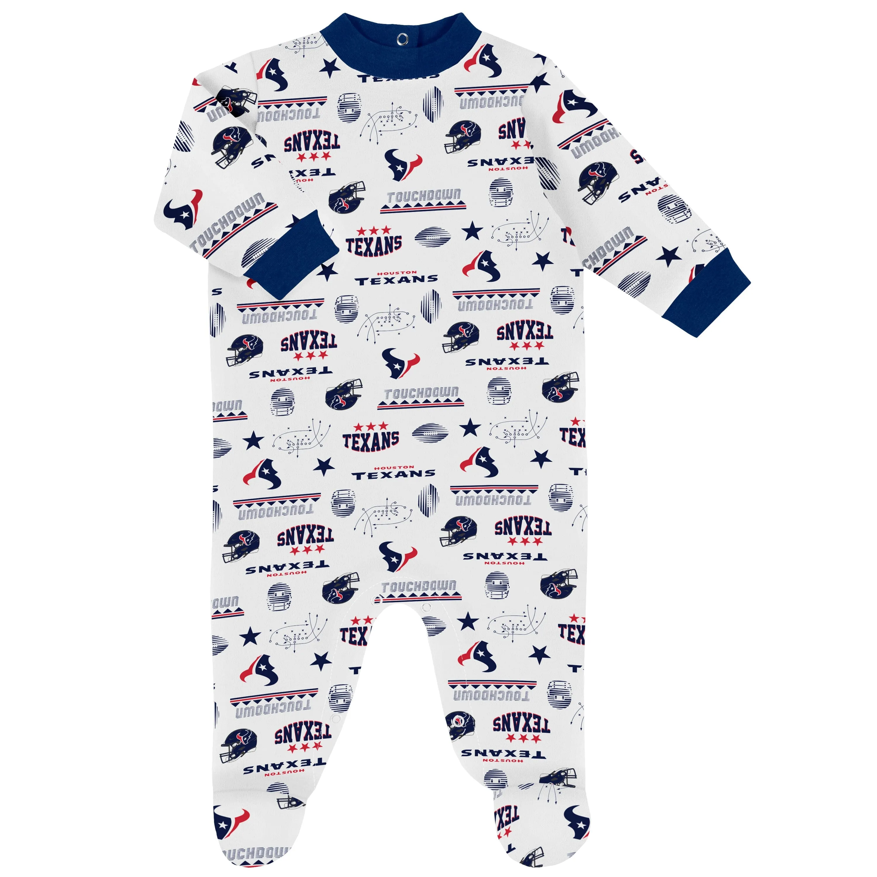 3-Piece Baby Boys Houston Texans Bodysuit, Sleep 'N Play, and Cap Set Gerber Childrenswea