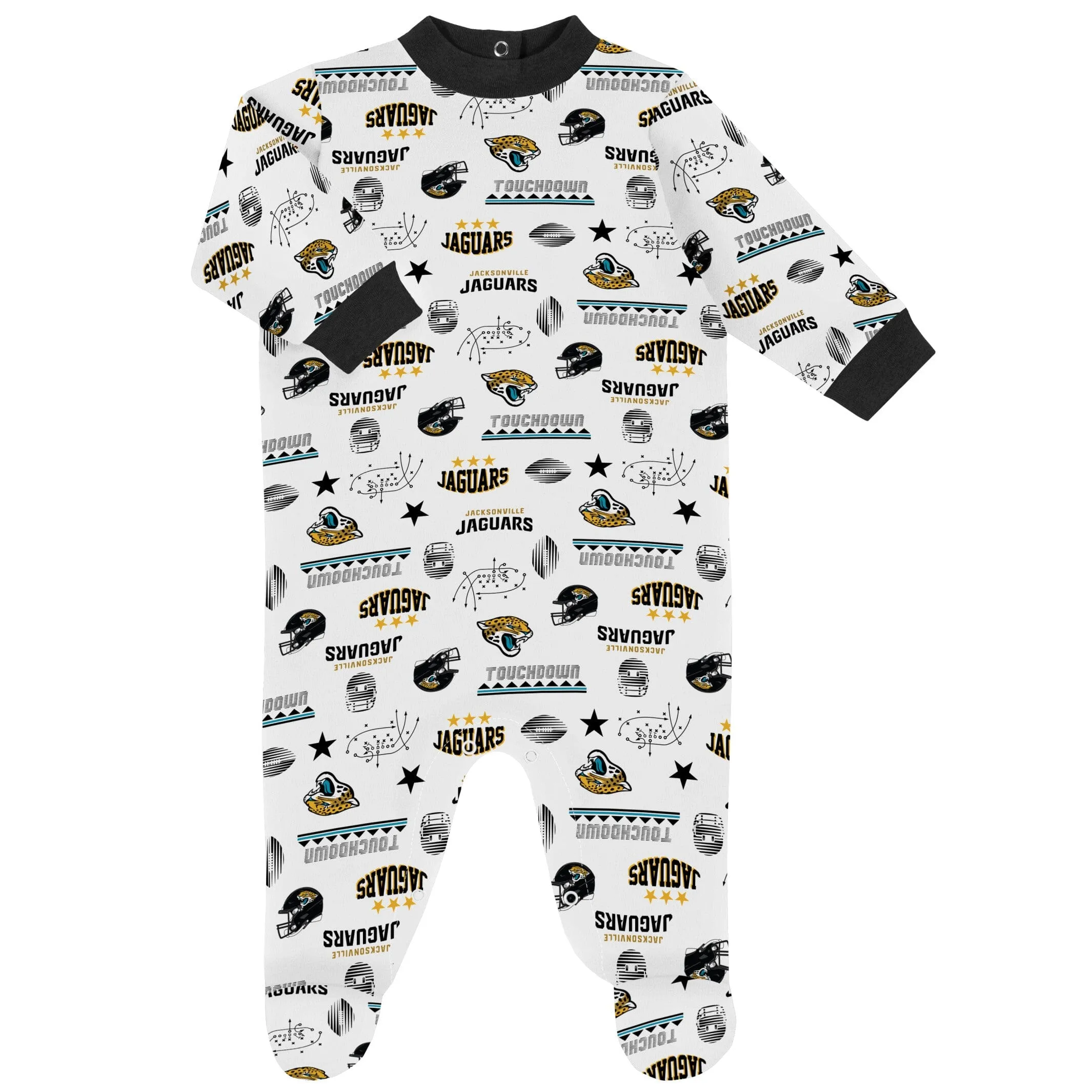 3-Piece Baby Boys Jaguars Bodysuit, Sleep 'N Play & Cap Set Gerber Childrenswea