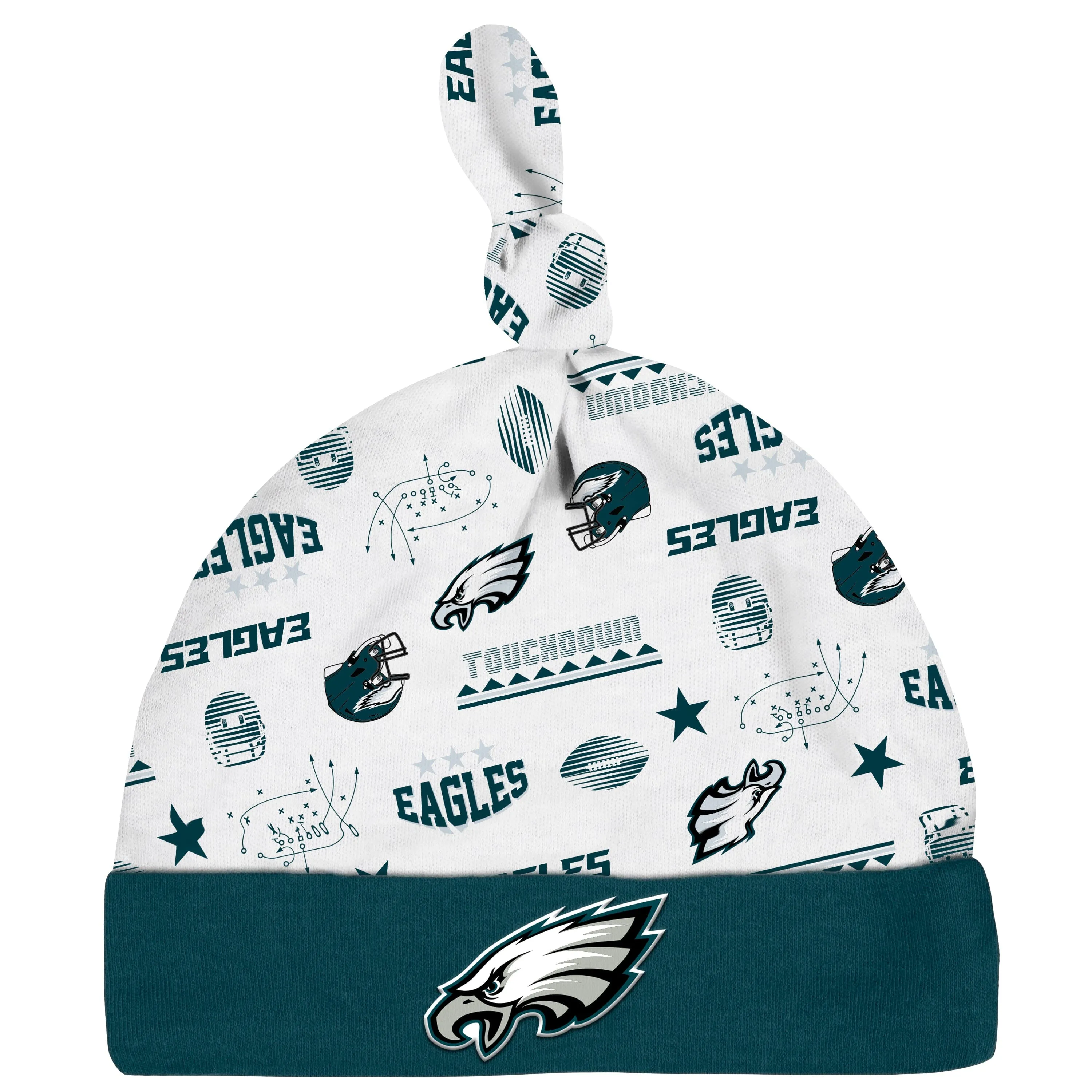 3-Piece Baby Boys Philadelphia Eagles Bodysuit, Sleep 'N Play, and Cap Set Gerber Childrenswea