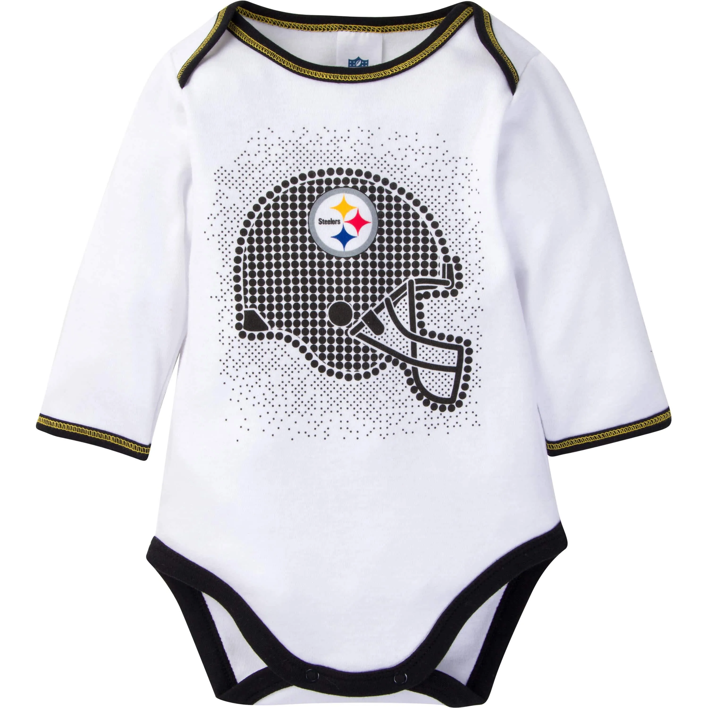 3-Piece Baby Boys Steelers Bodysuit, Footed Pant, & Cap Set Gerber Childrenswea