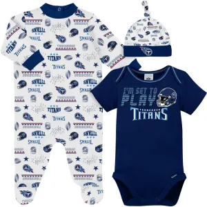 3-Piece Baby Boys Titans Bodysuit, Sleep 'N Play & Cap Set Gerber Childrenswea