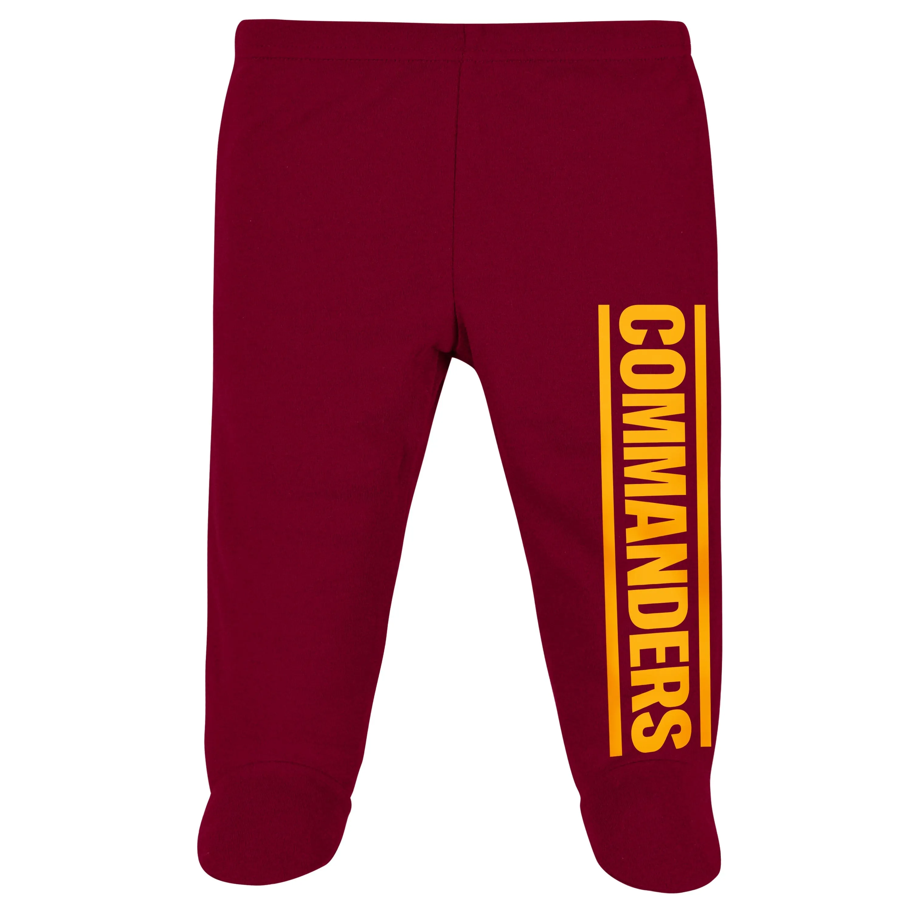3-Piece Baby Boys Washington Commanders Bodysuit, Footed Pant, & Cap Set Gerber Childrenswea