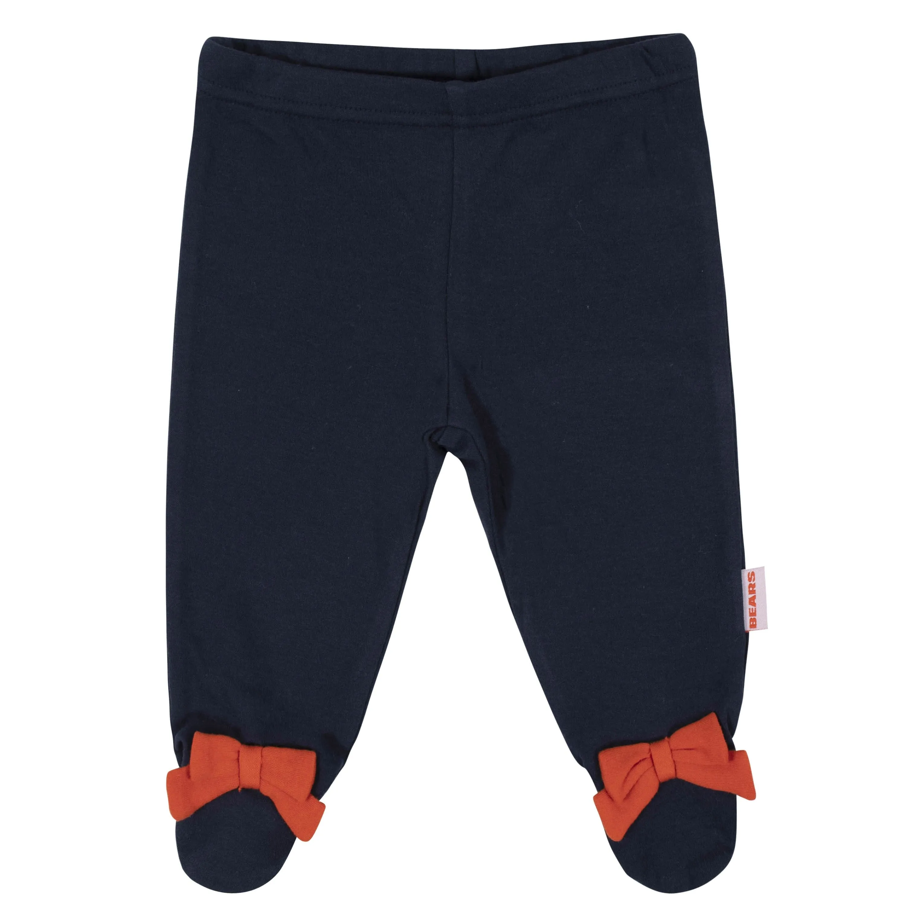 3-Piece Baby Girls Chicago Bears Bodysuit, Footed Pant, and Cap Set Gerber Childrenswea