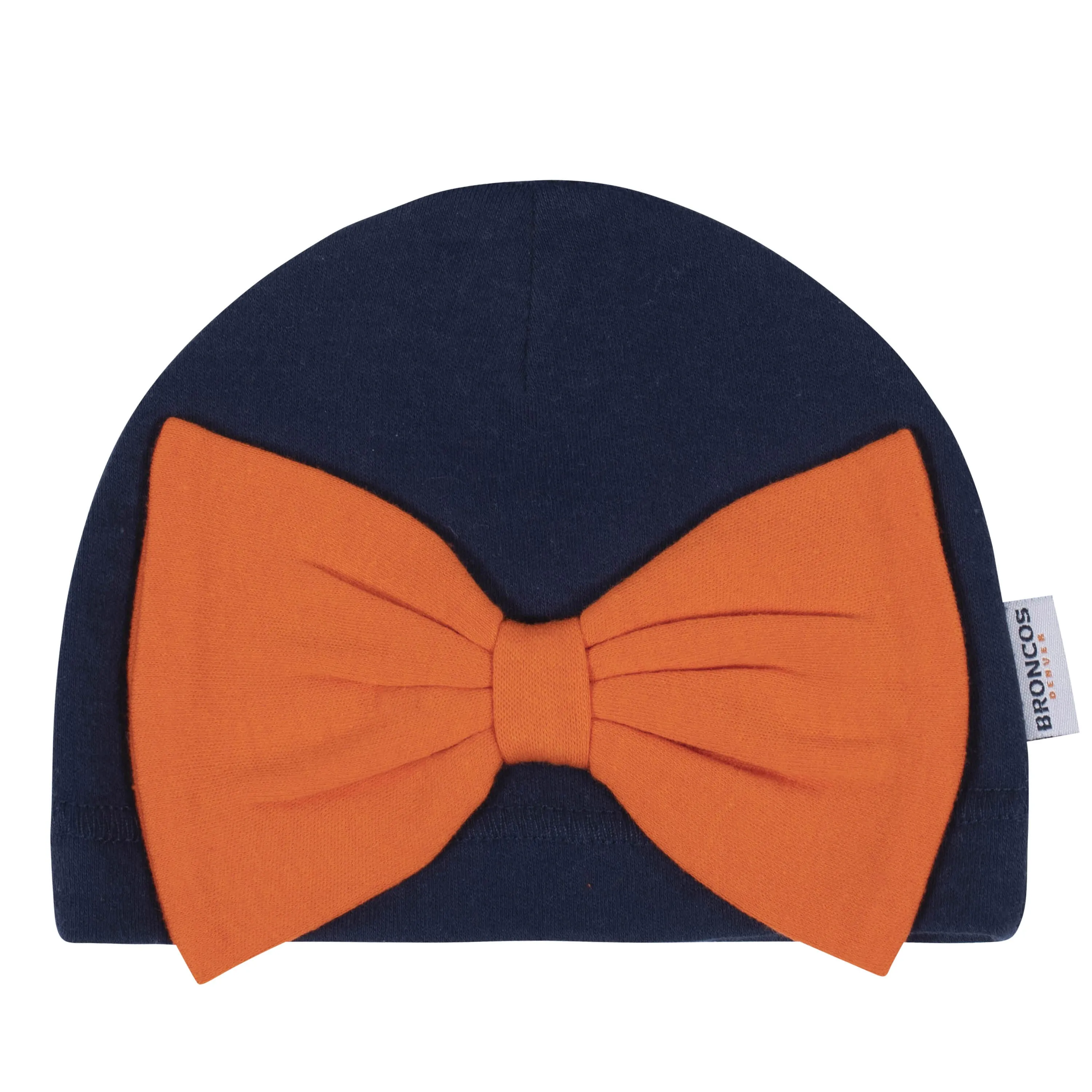 3-Piece Baby Girls Denver Broncos Bodysuit, Footed Pant, and Cap Set Gerber Childrenswea