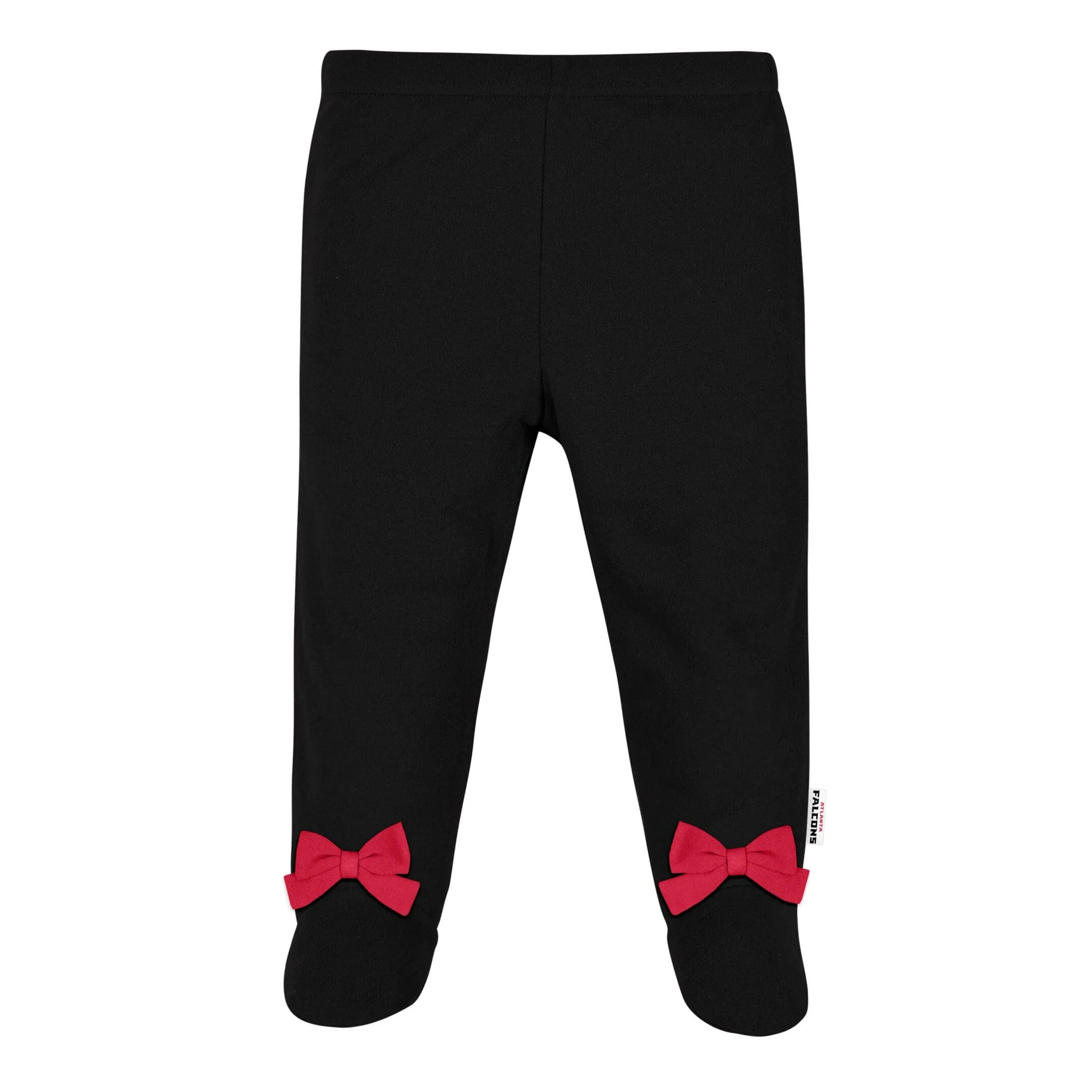3-Piece Baby Girls Falcons Bodysuit, Footed Pant, & Cap Set Gerber Childrenswea