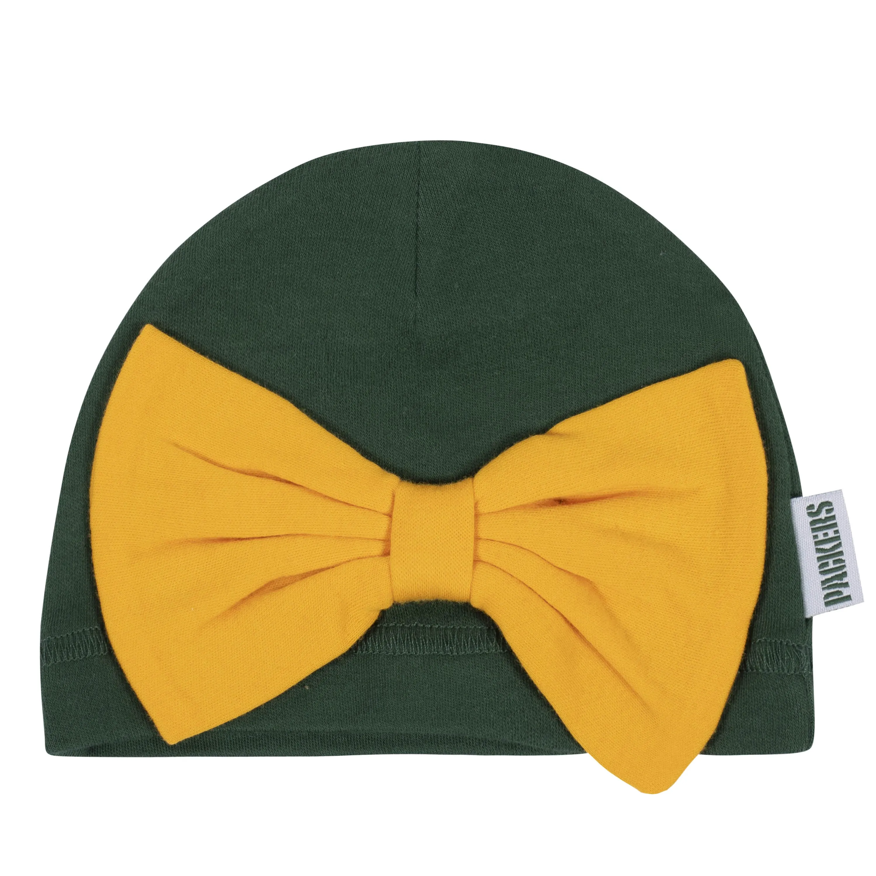 3-Piece Baby Girls Green Bay Packers Bodysuit, Footed Pant, and Cap Set Gerber Childrenswea