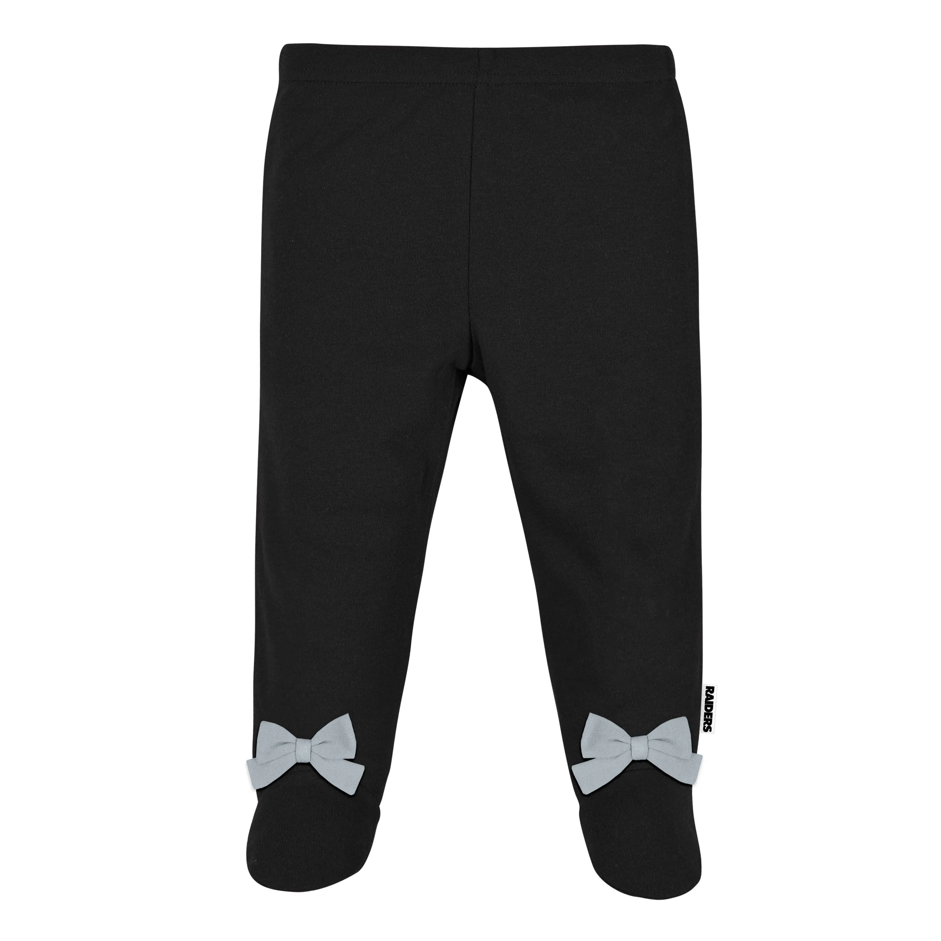 3-Piece Baby Girls Las Vegas Raiders Bodysuit, Footed Pant, and Cap Set Gerber Childrenswea