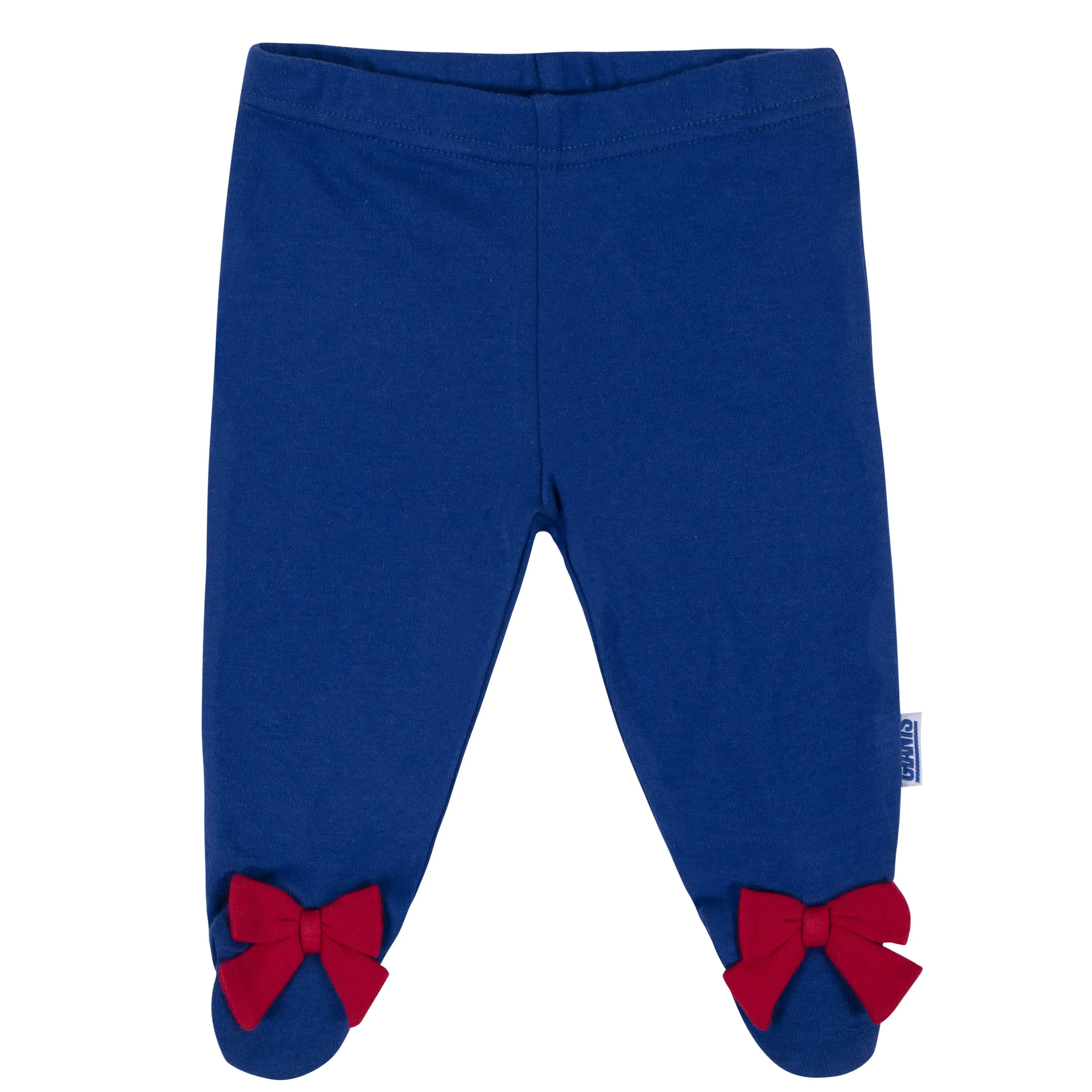 3-Piece Baby Girls New York Giants Bodysuit, Footed Pant, and Cap Set Gerber Childrenswea