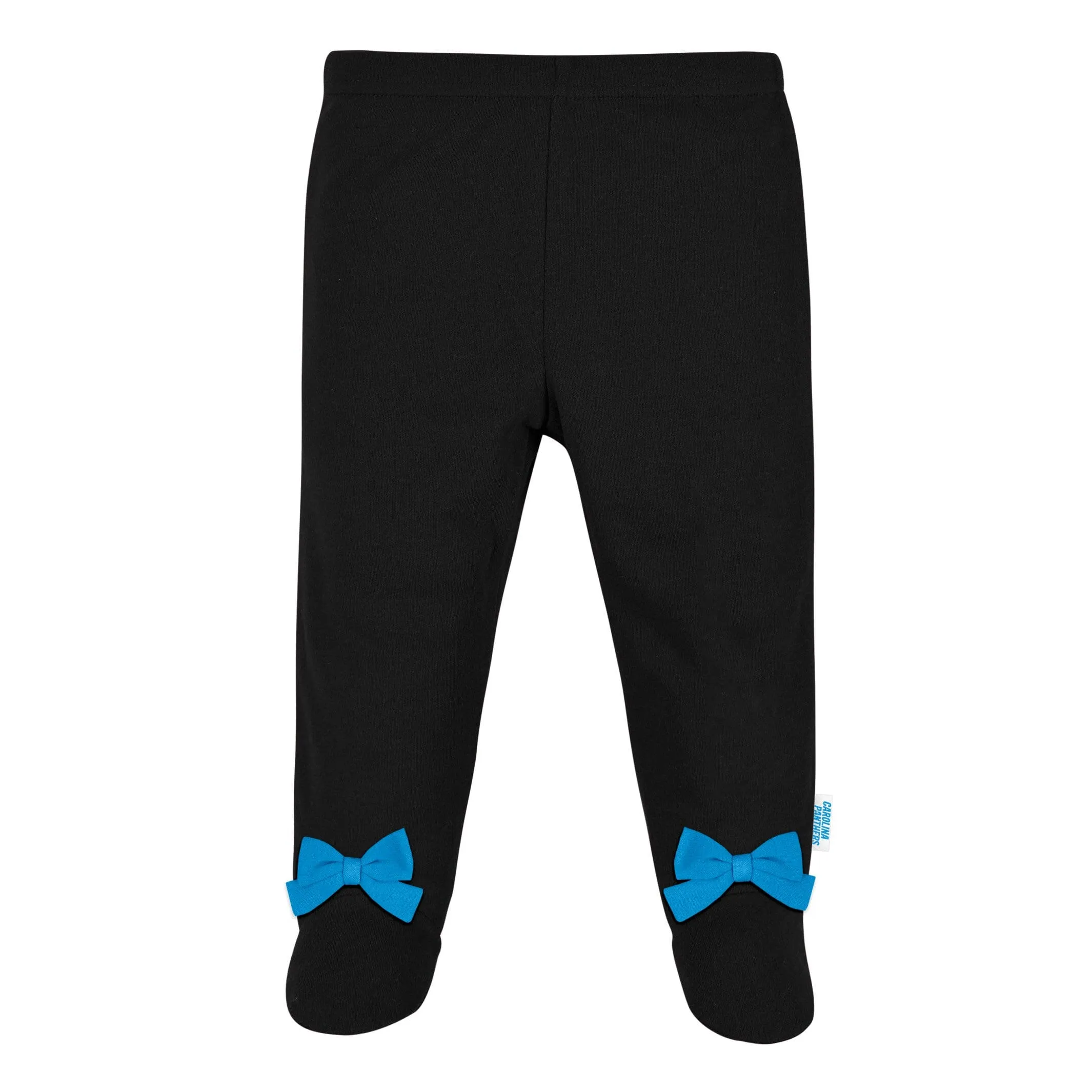 3-Piece Baby Girls Panthers Bodysuit, Footed Pant, & Cap Set Gerber Childrenswea