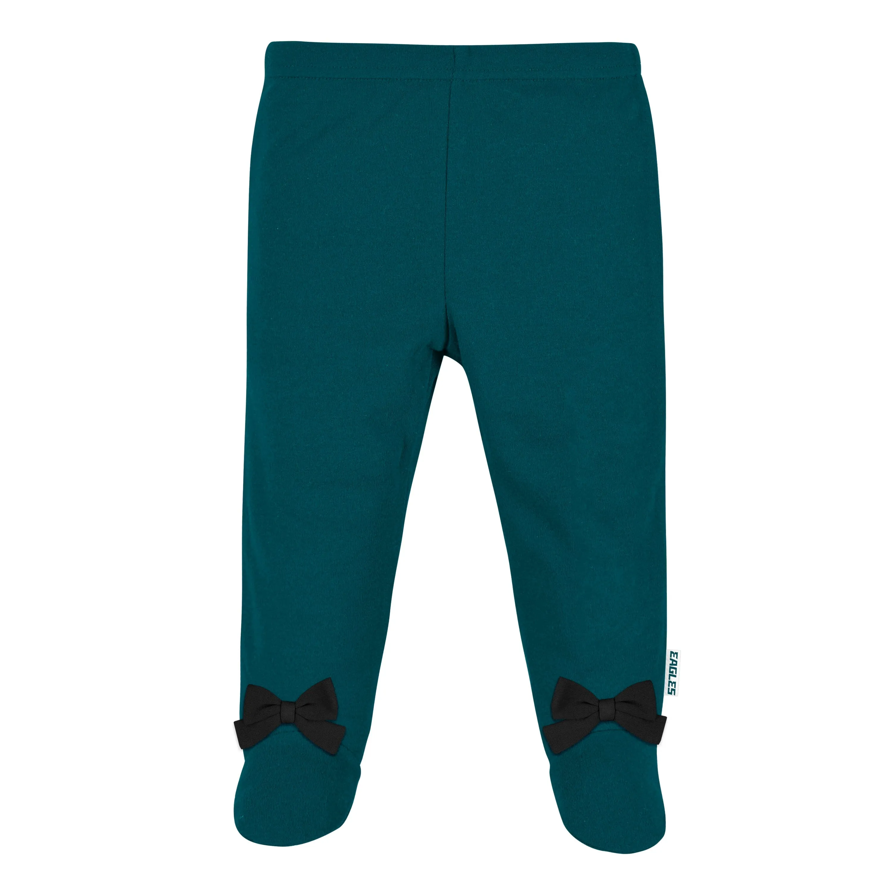 3-Piece Baby Girls Philadelphia Eagles Bodysuit, Footed Pant, and Cap Set Gerber Childrenswea