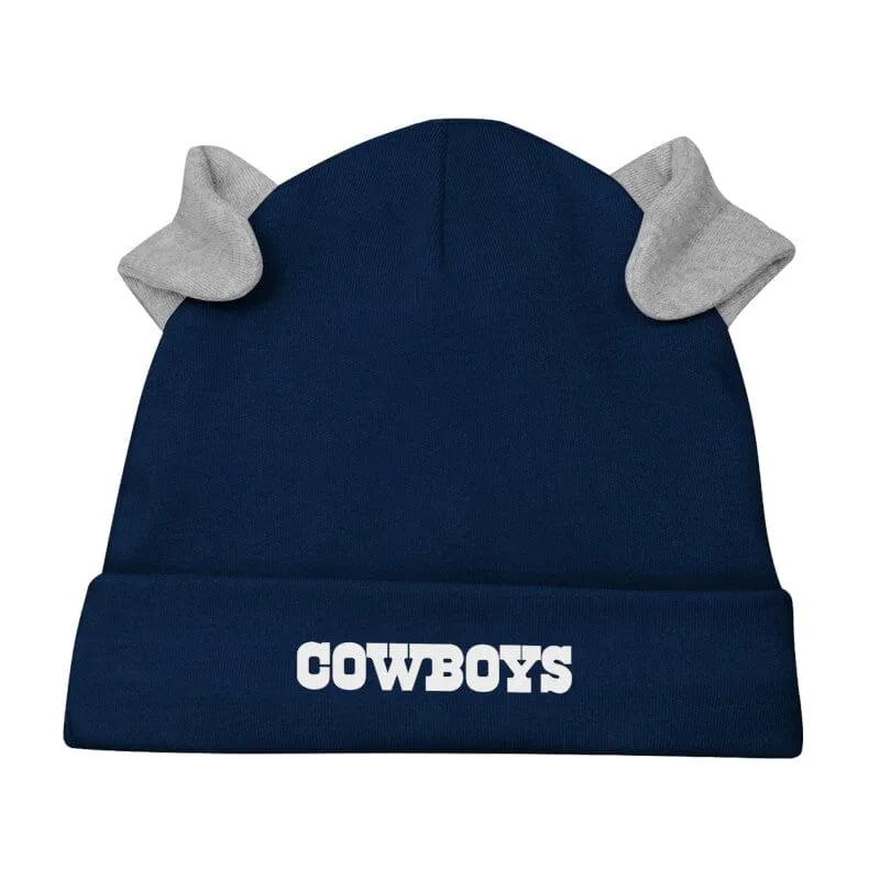 3-Piece Dallas Cowboys Long Sleeve Bodysuit, Pants and Cap Set Gerber Childrenswea