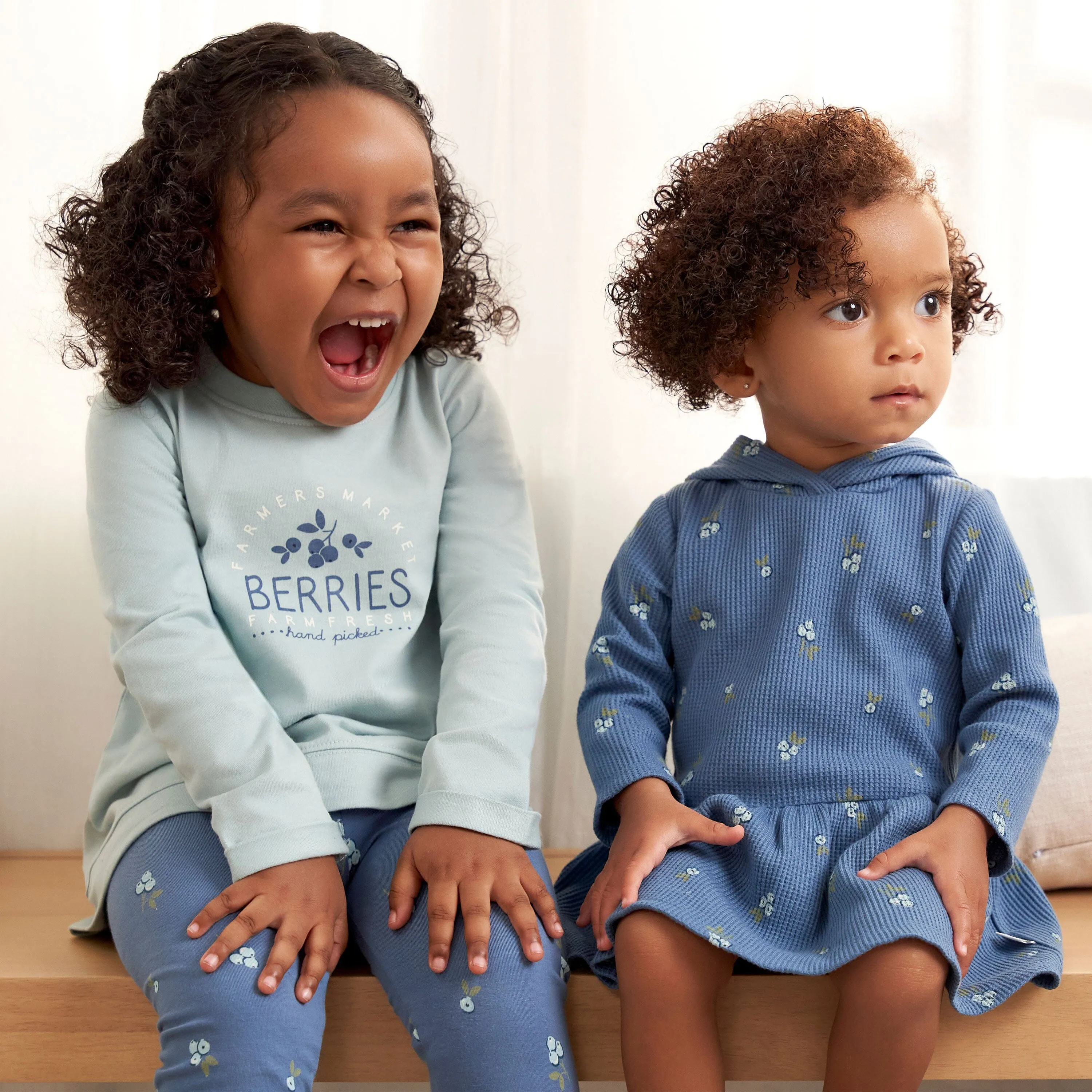 3-Piece Toddler Girls Blueberries Tunics and Leggings Set Gerber Childrenswea
