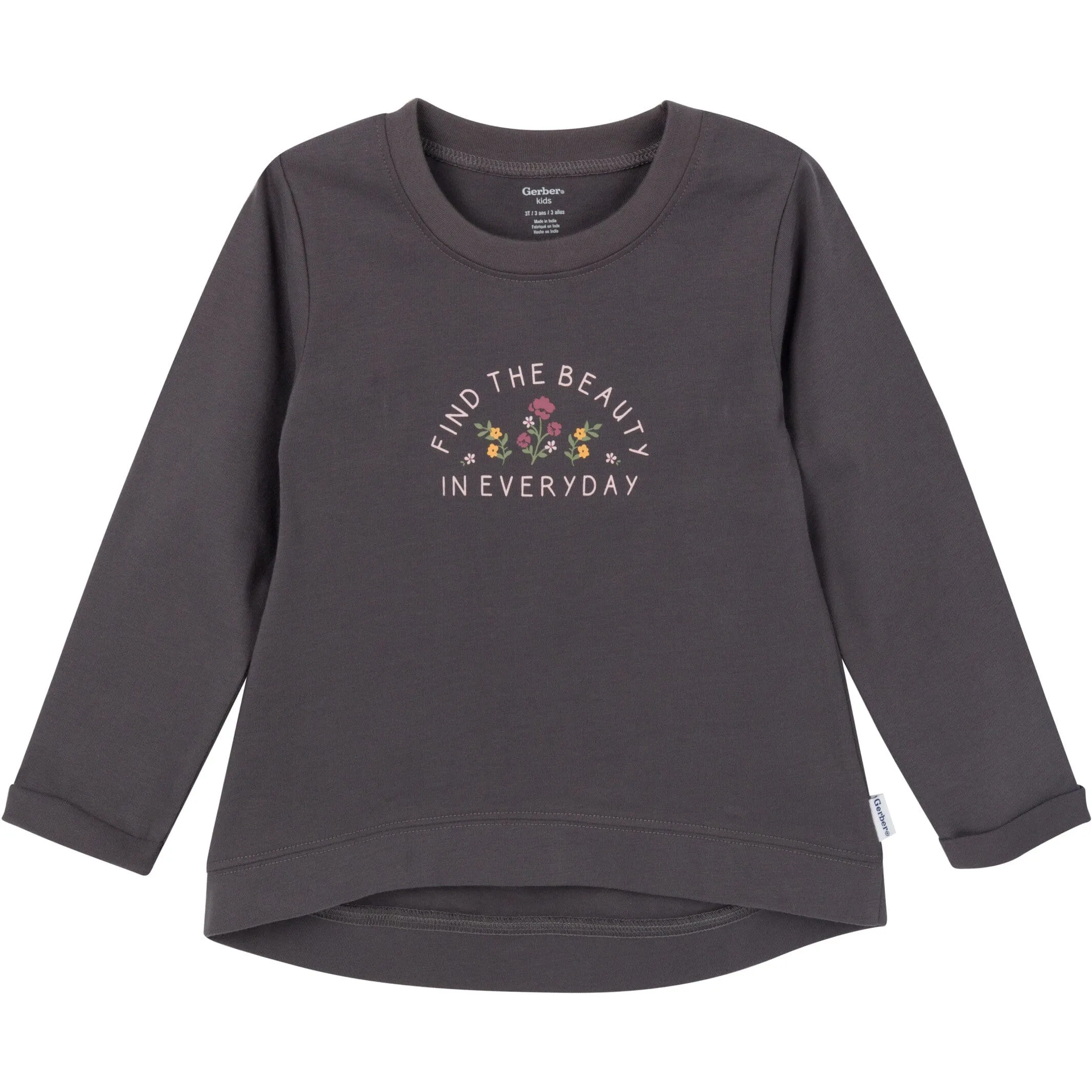 3-Piece Toddler Girls Brown/Violet Tunics and Leggings Gerber Childrenswea