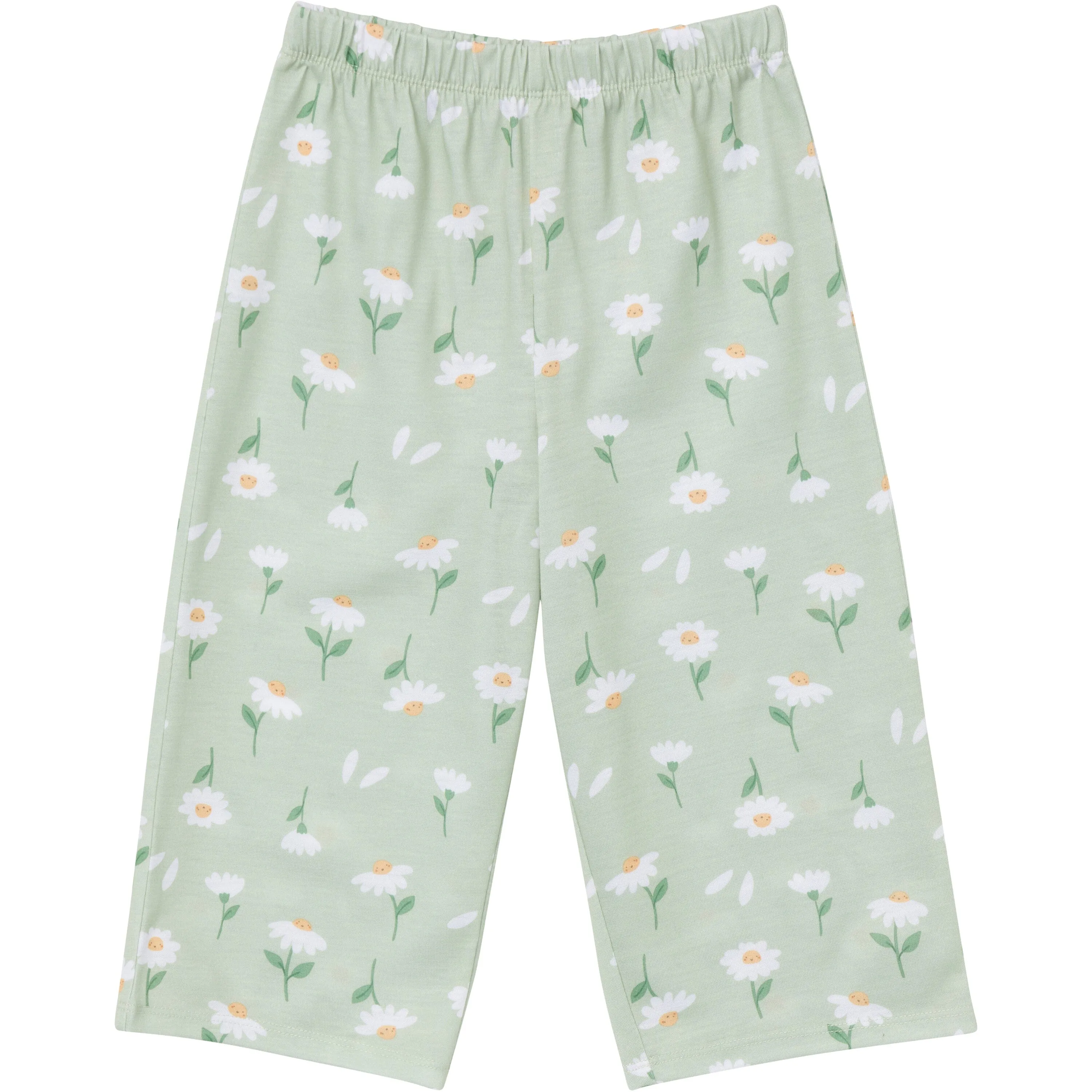 3-Piece Toddler Girls Daises T-Shirt, Shorts & Pants Pajama Set Gerber Childrenswea