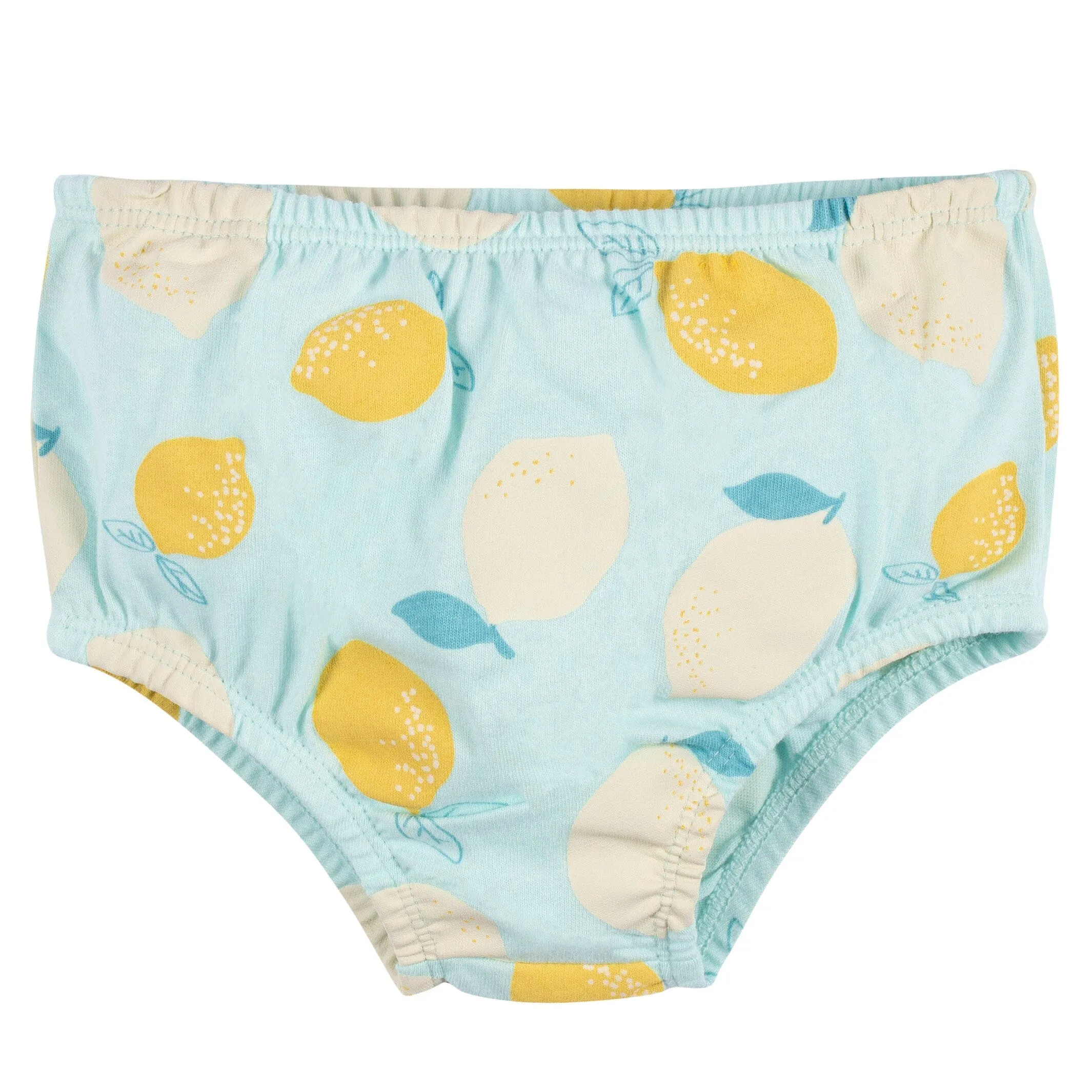 3-Piece Toddler Girls Little Lemon Dress, Diaper Cover & Reversible Sun Hat Set Gerber Childrenswea