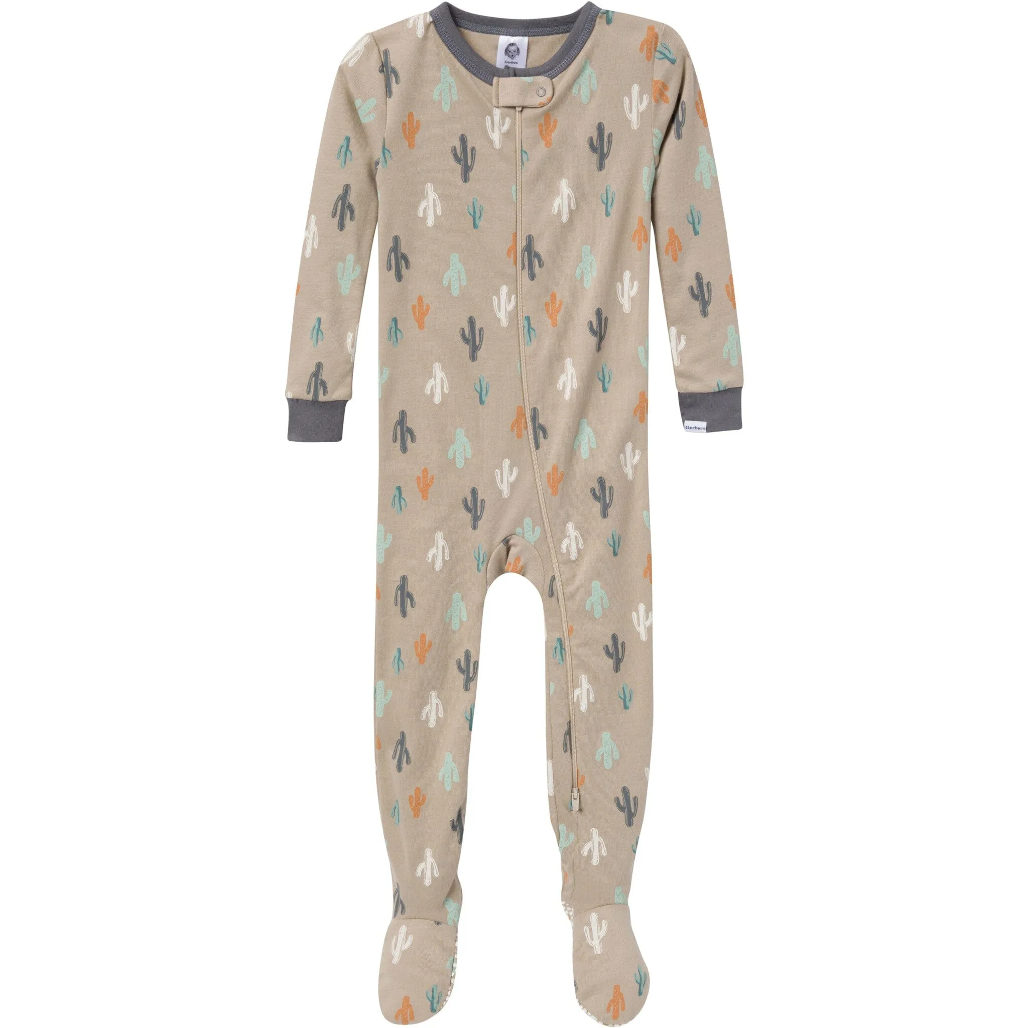 4-Pack Baby & Toddler Boys Desert Animals Snug Fit Footed Pajamas Gerber Childrenswea