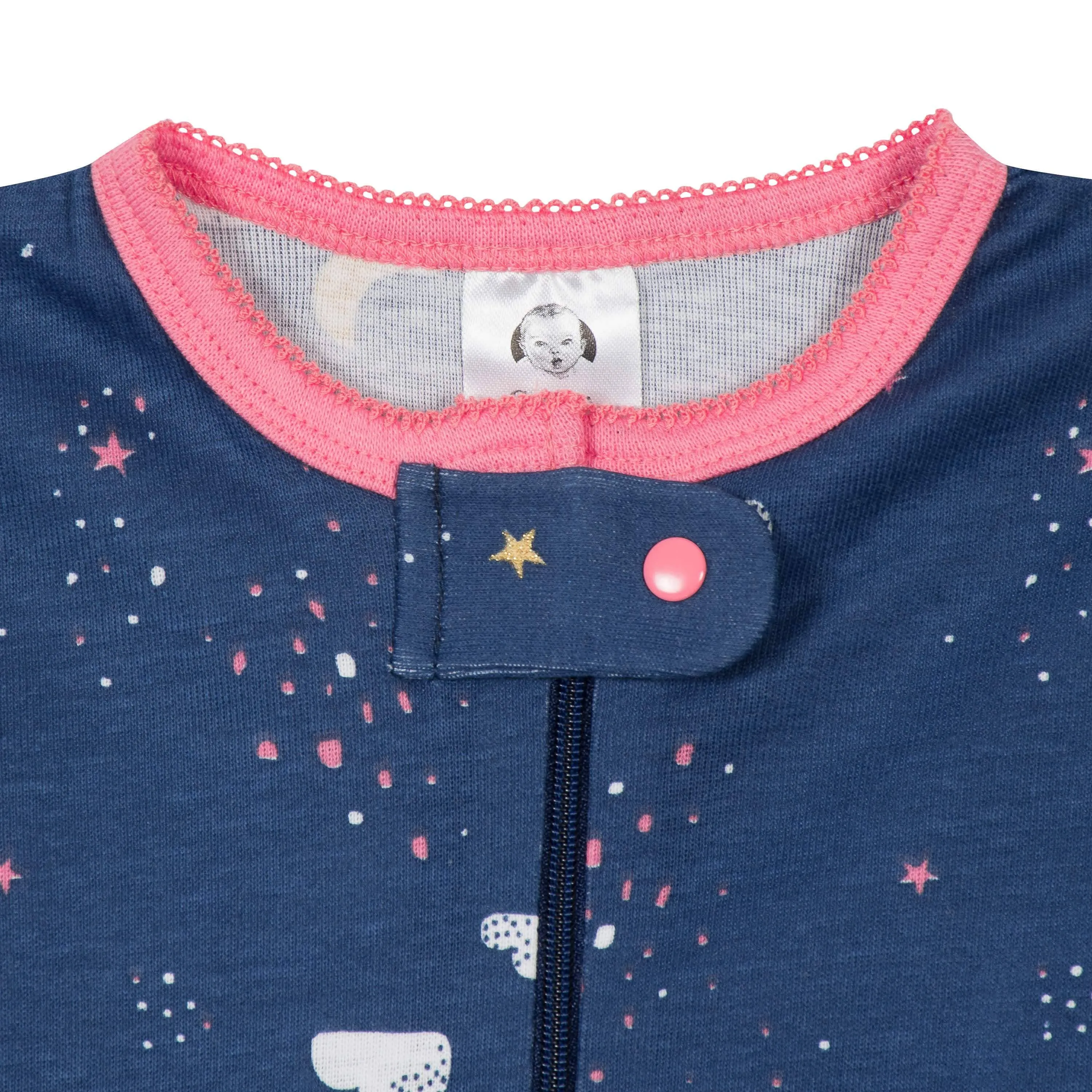 4-Pack Baby & Toddler Girls Dreams & Rainbows Snug Fit Footed Cotton Pajamas Gerber Childrenswea