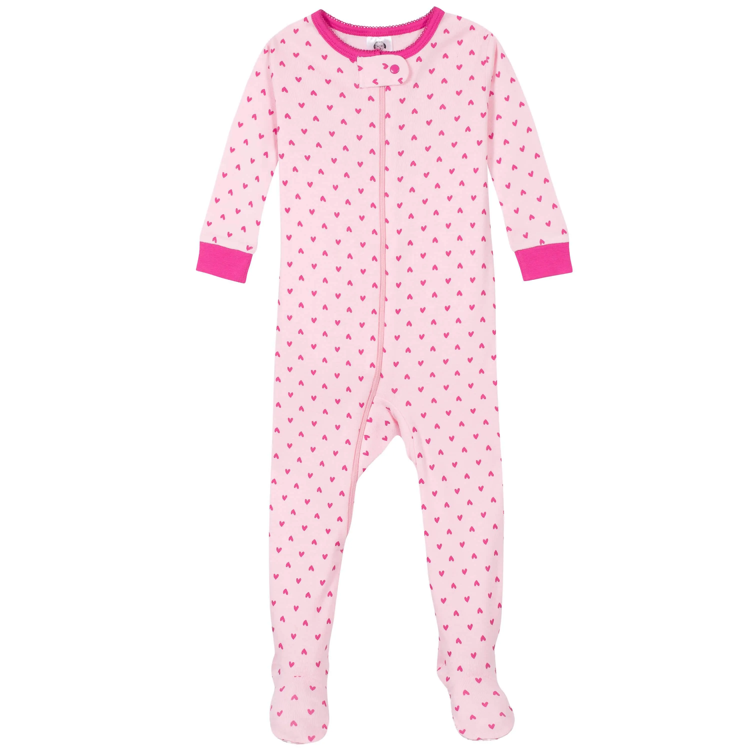 4-Pack Baby & Toddler Girls Dreams & Rainbows Snug Fit Footed Cotton Pajamas Gerber Childrenswea