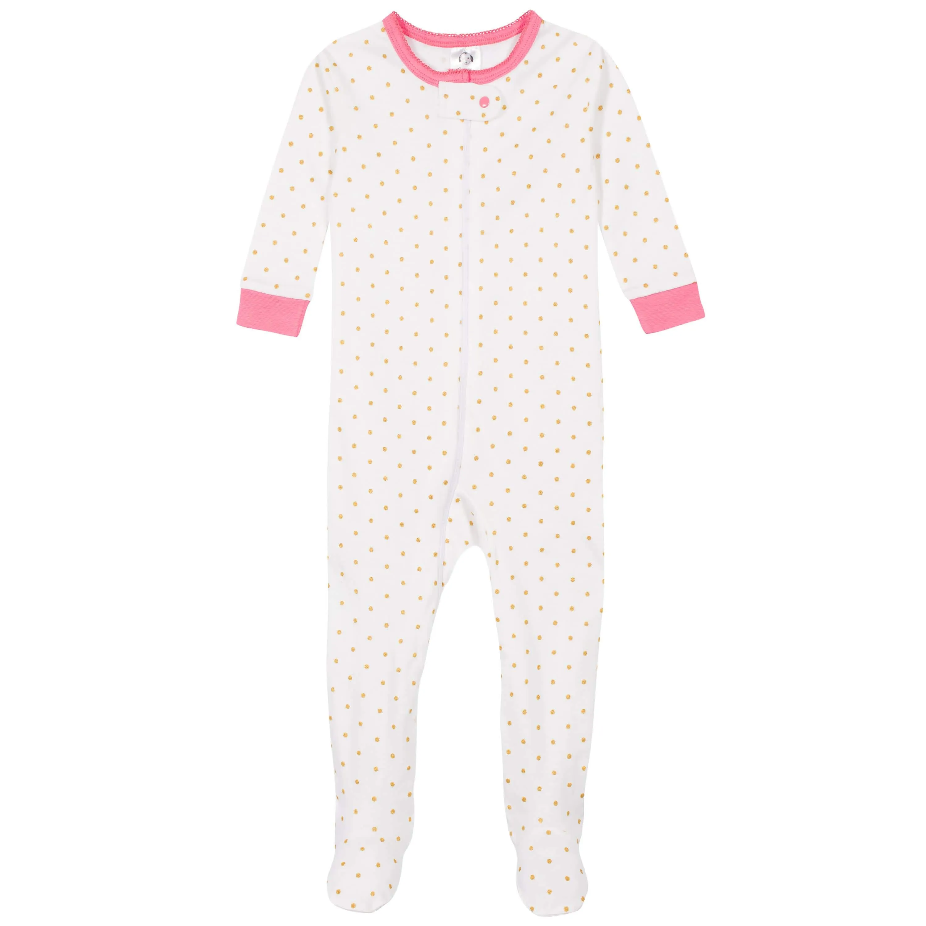 4-Pack Baby & Toddler Girls Dreams & Rainbows Snug Fit Footed Cotton Pajamas Gerber Childrenswea