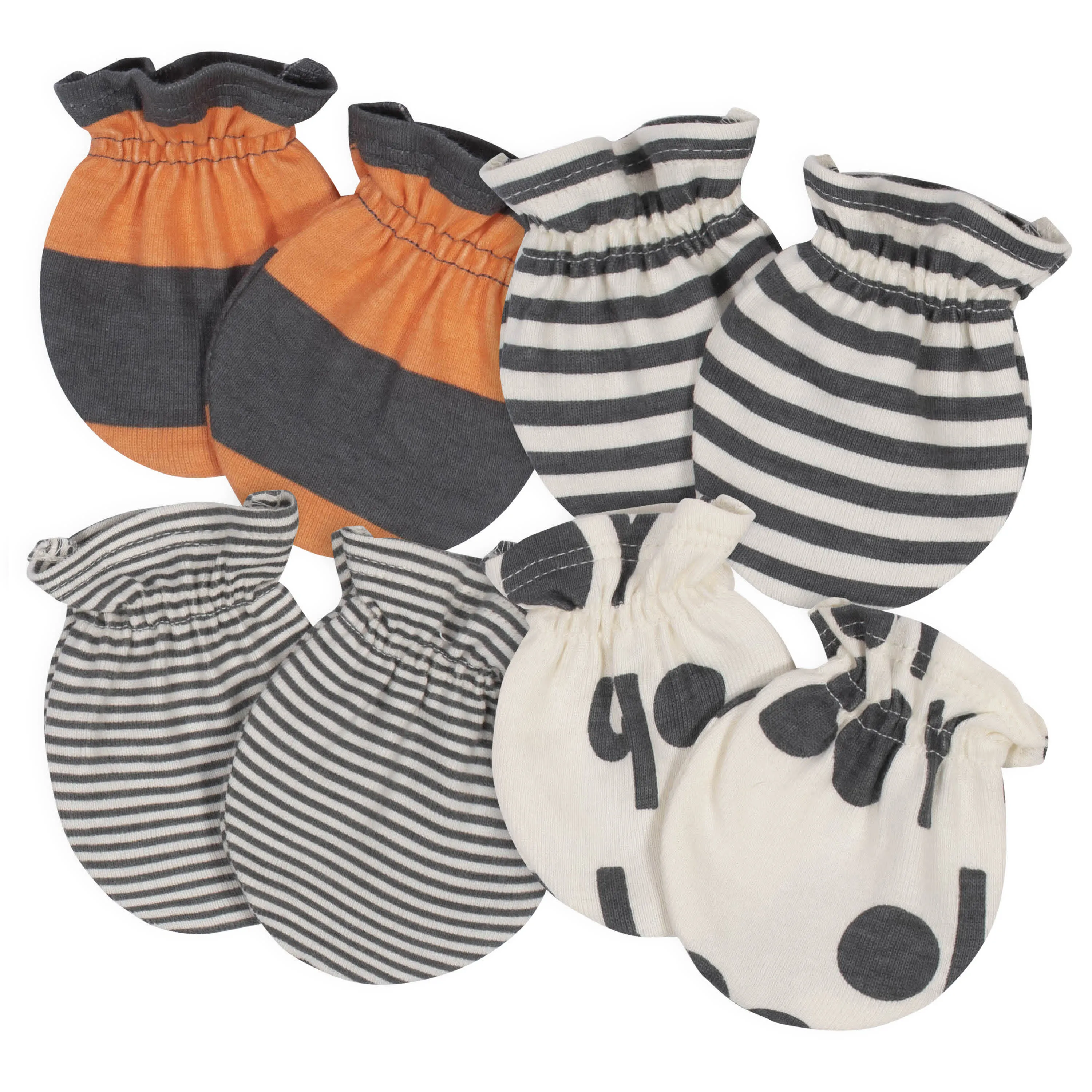 4-Pack Baby Boys Bicycle No Scratch Mittens Gerber Childrenswea