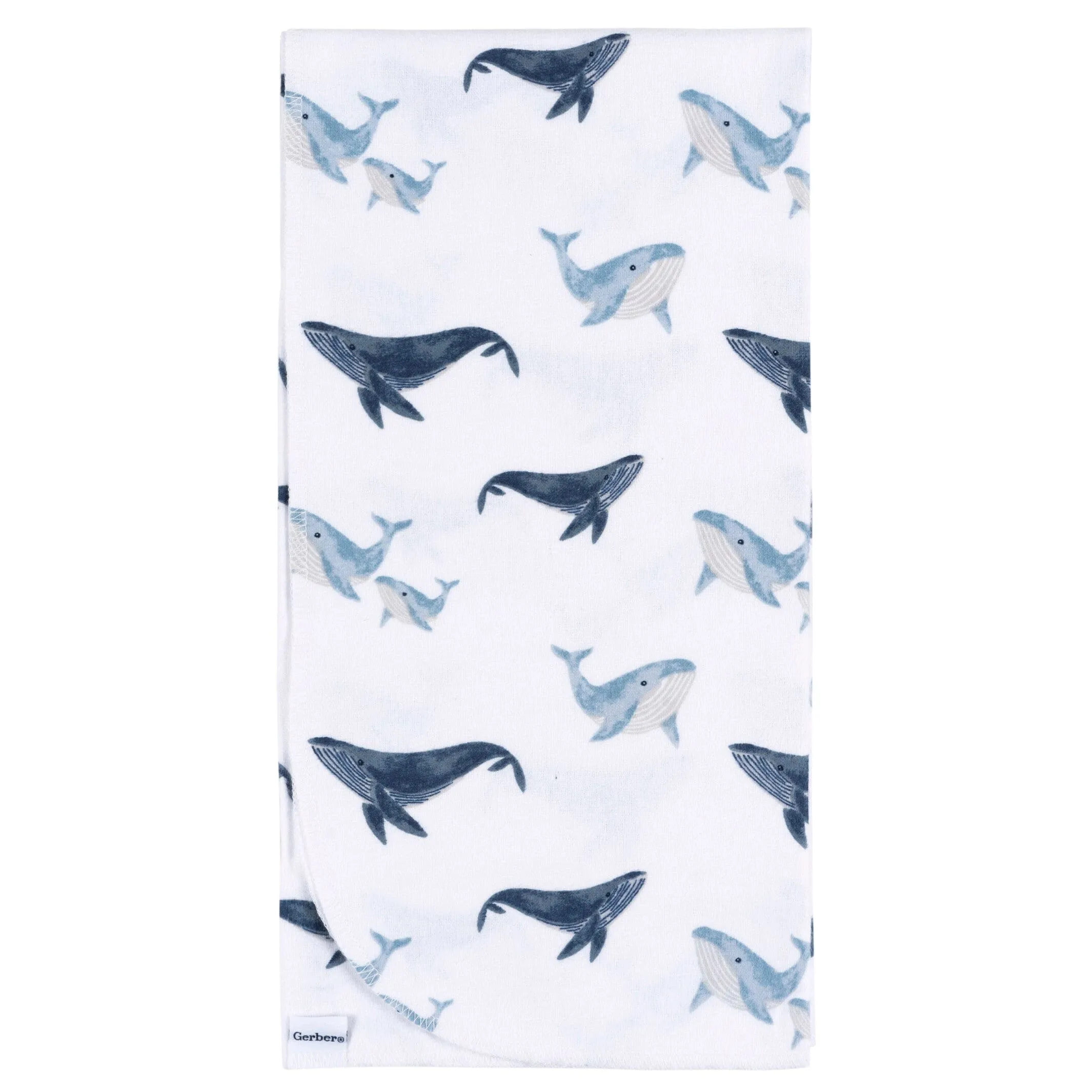 4-Pack Baby Boys Coastal Calm Flannel Blankets Gerber Childrenswea