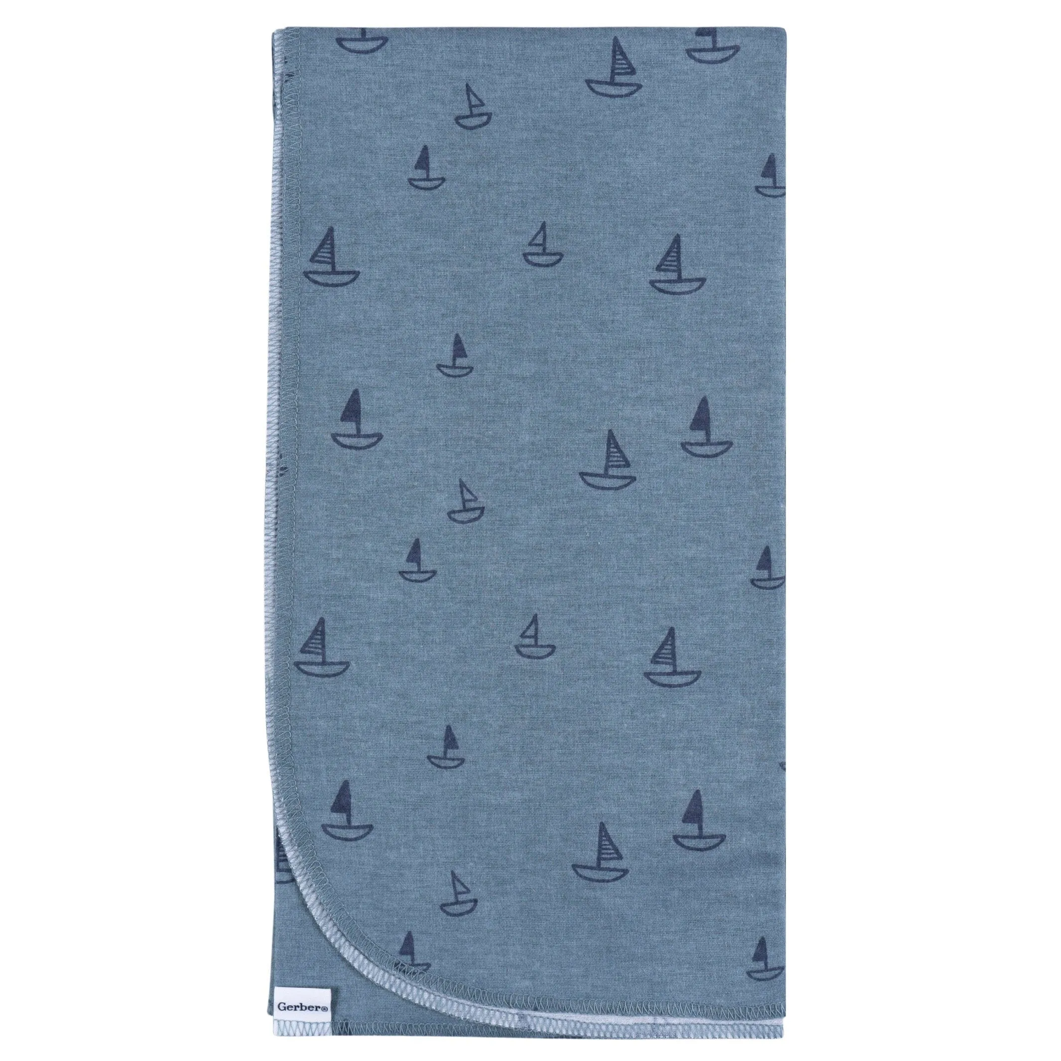 4-Pack Baby Boys Coastal Calm Flannel Blankets Gerber Childrenswea