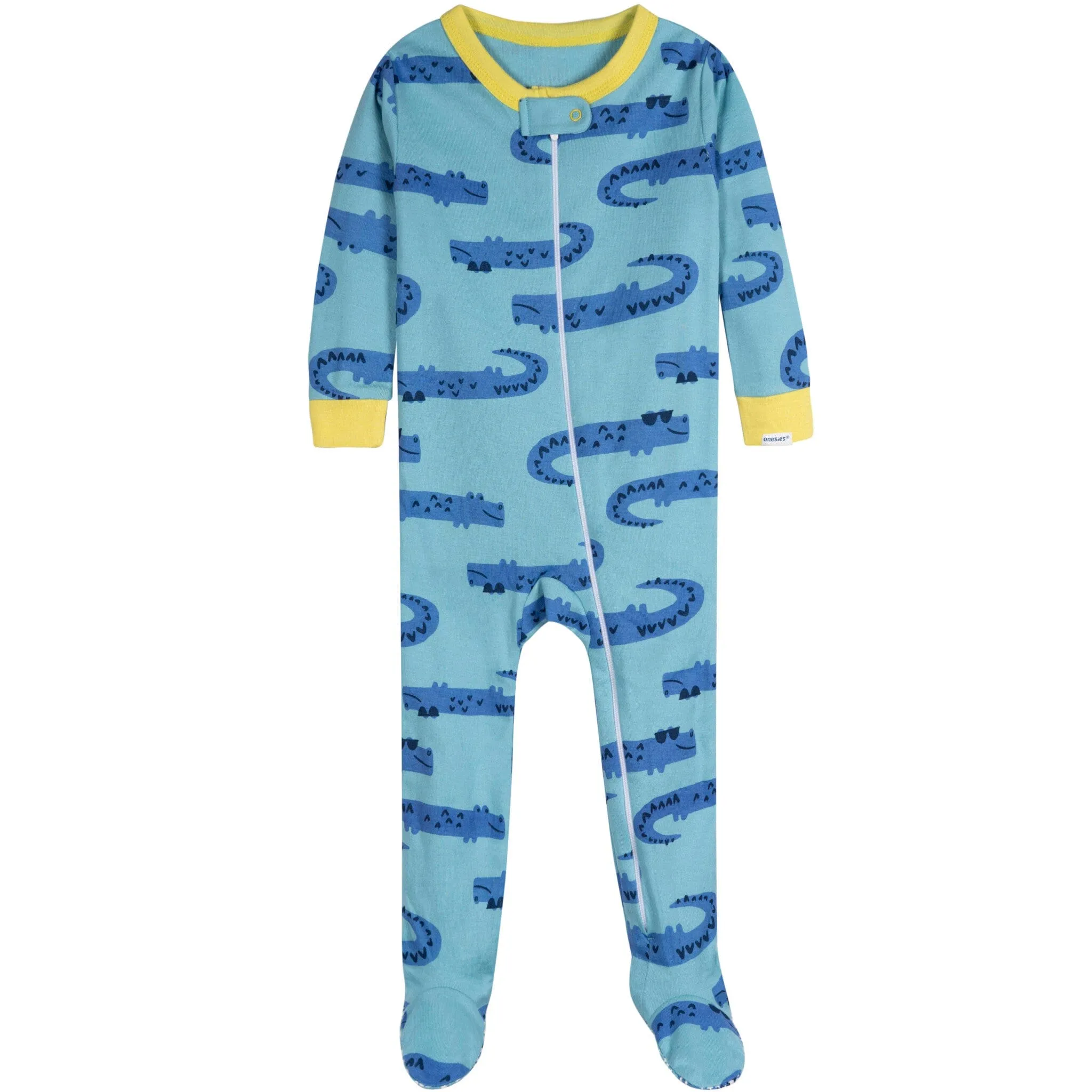 4-Pack Baby Boys Gators Snug Fit Footed Pajamas Gerber Childrenswea