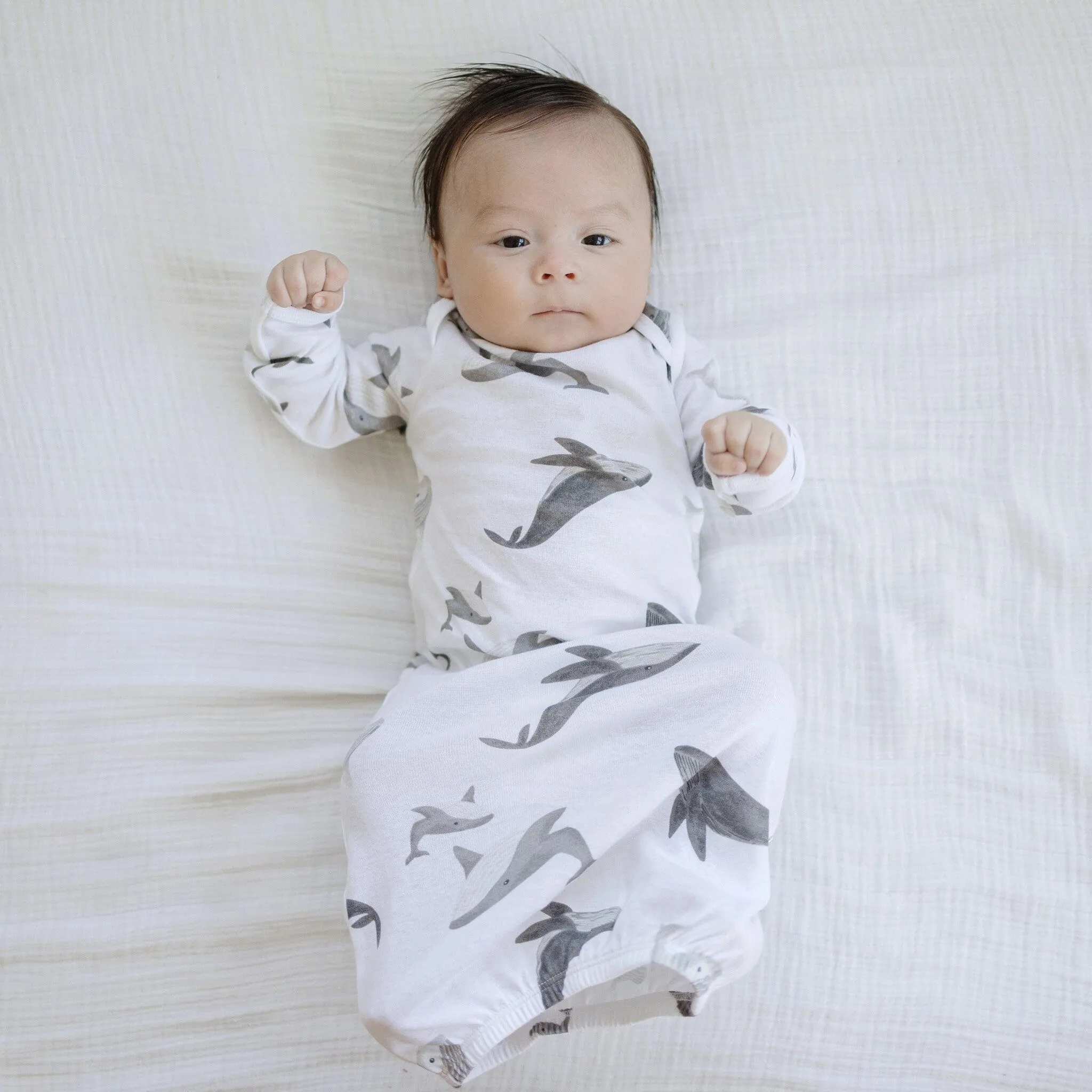 4-Pack Baby Boys Grey Coastal Gowns Gerber Childrenswea